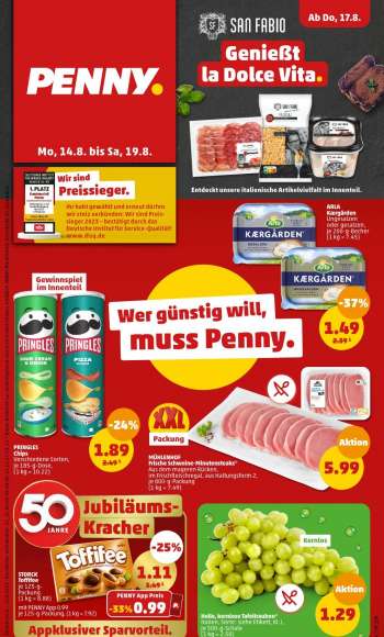 Prospekte Penny - 14.08.2023 - 19.08.2023.