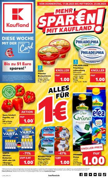 Leták Kaufland - 17.8.2023 - 23.8.2023.