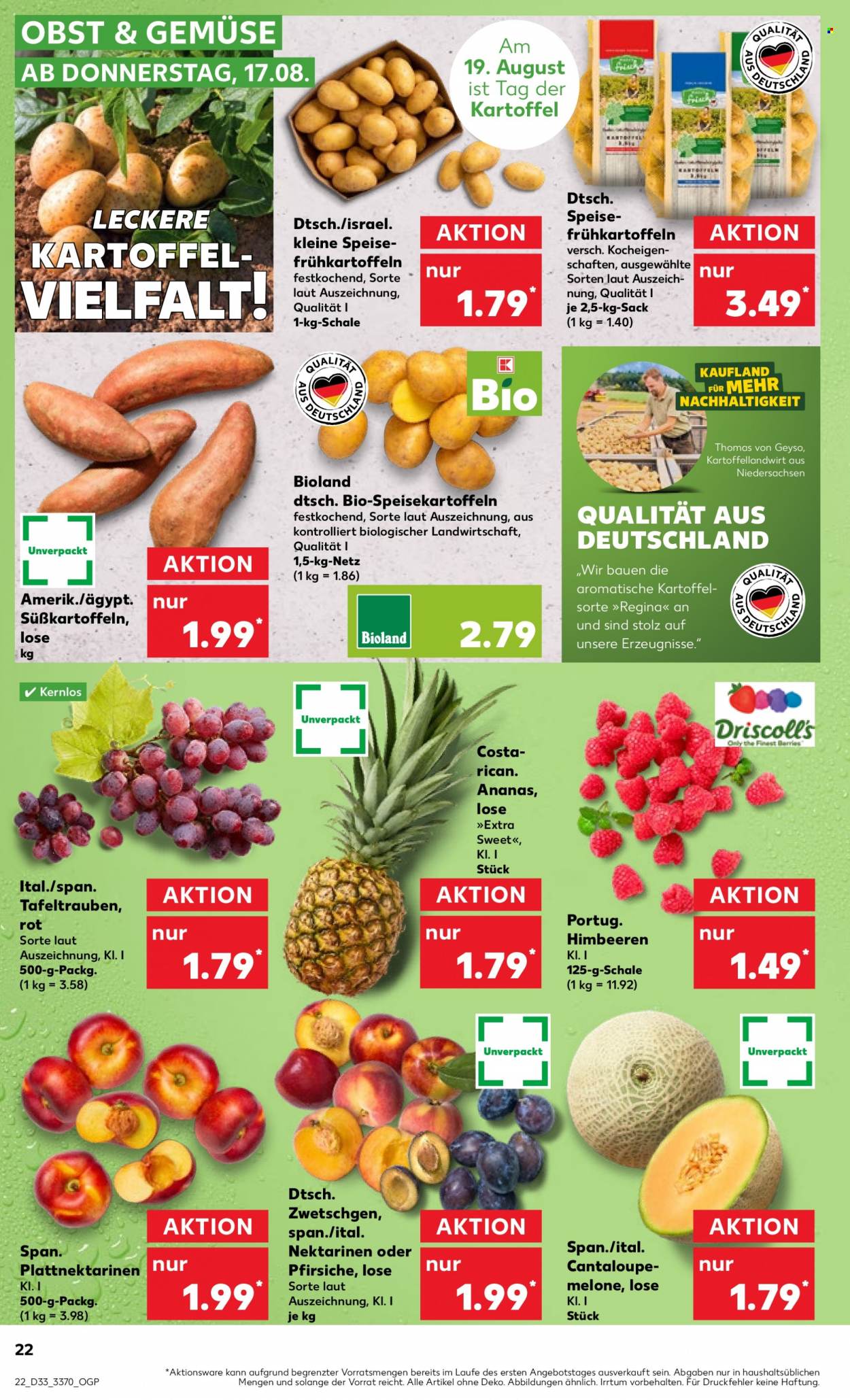 Kaufland Prospekte  - 17.08.2023 - 23.08.2023. Seite 22