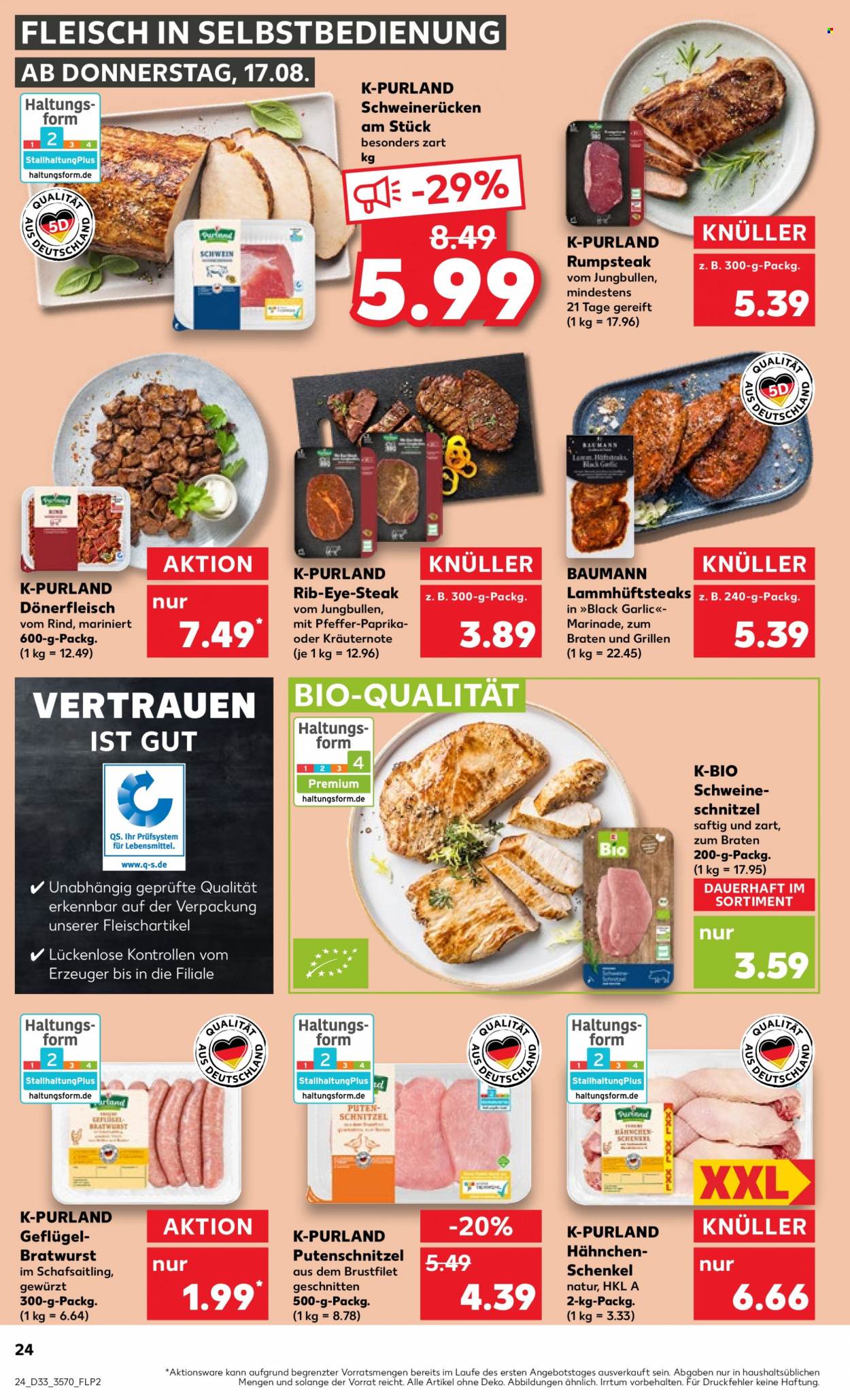 Kaufland Prospekte  - 17.08.2023 - 23.08.2023. Seite 24