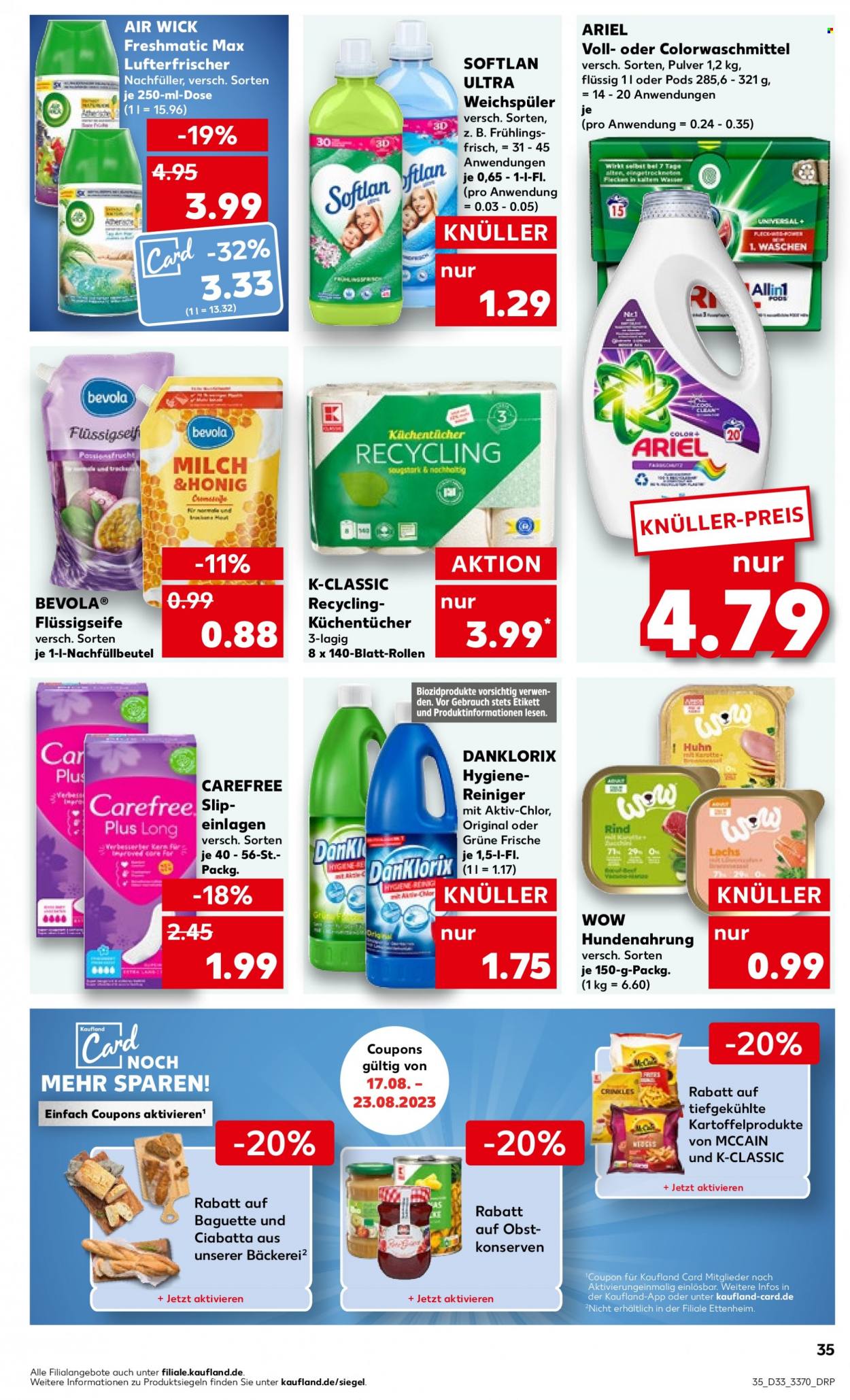Kaufland Prospekte  - 17.08.2023 - 23.08.2023. Seite 35