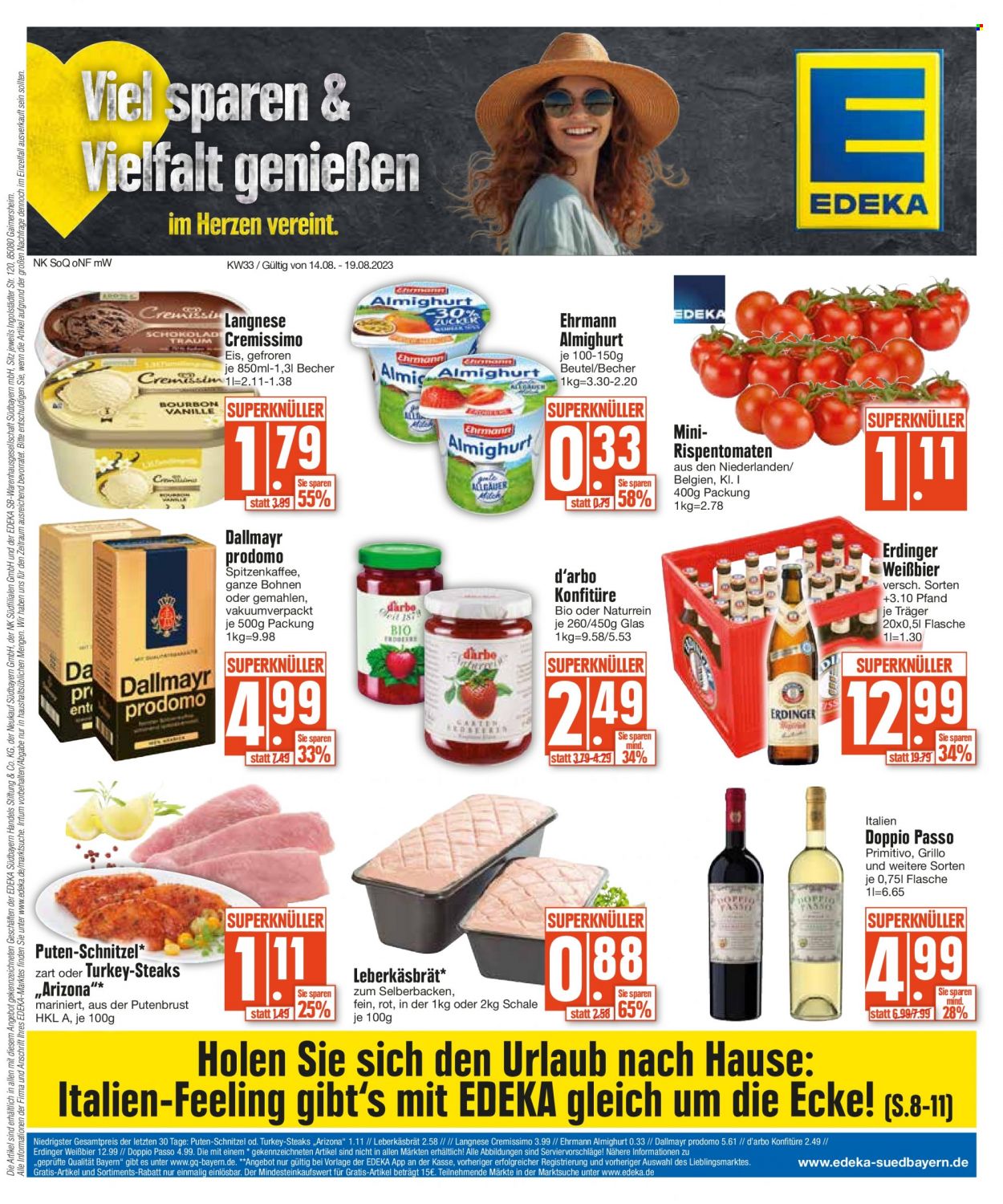 Edeka Prospekte  - 14.08.2023 - 19.08.2023. Seite 1