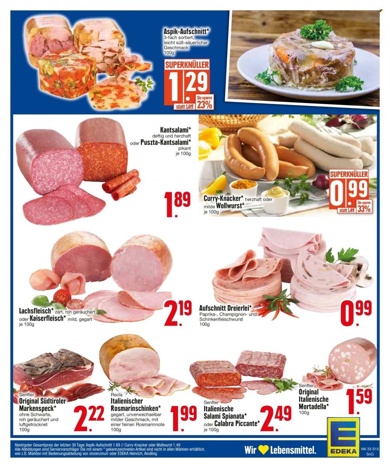Edeka Prospekte  - 14.08.2023 - 19.08.2023. Seite 15