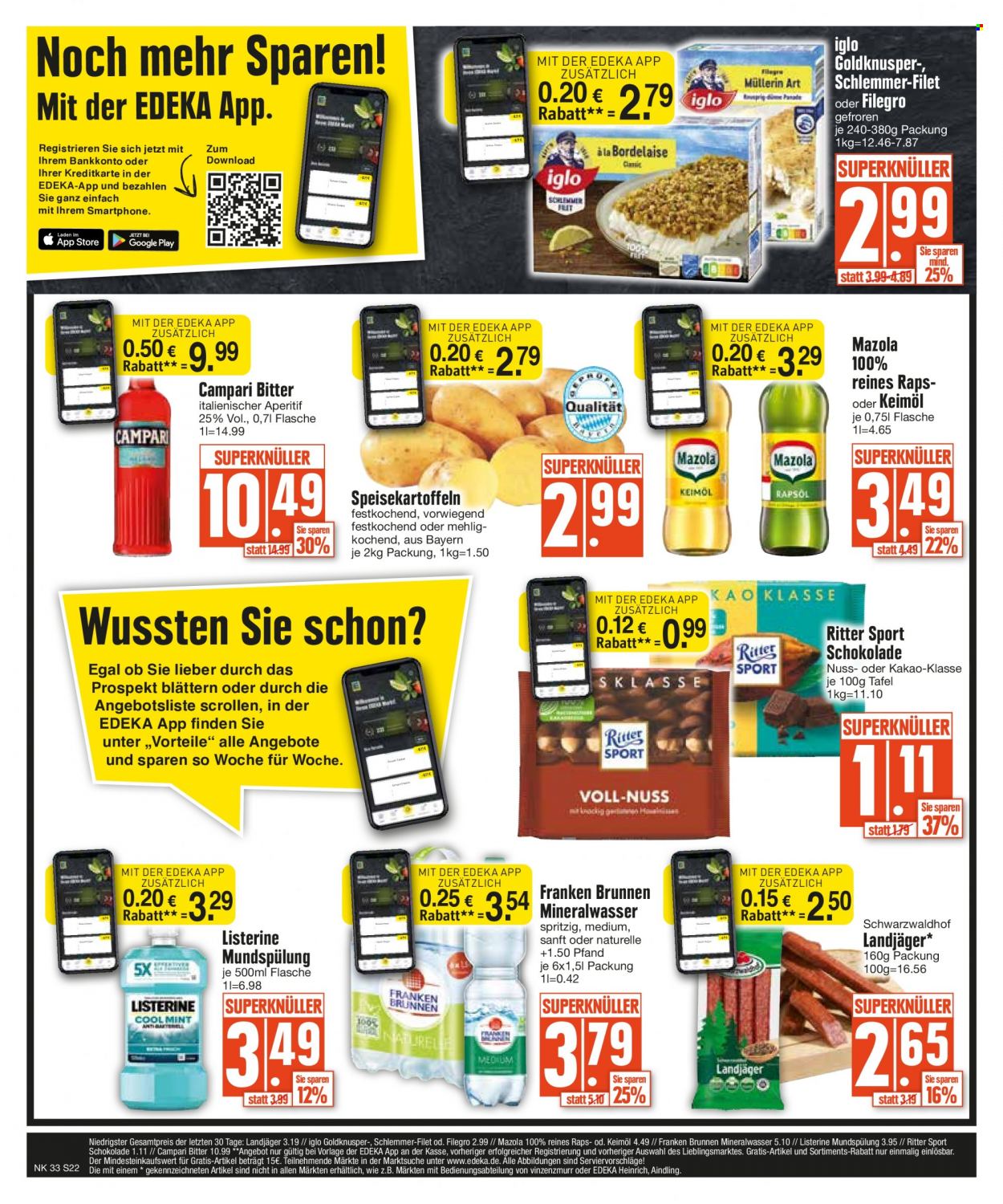 Edeka Prospekte  - 14.08.2023 - 19.08.2023. Seite 22