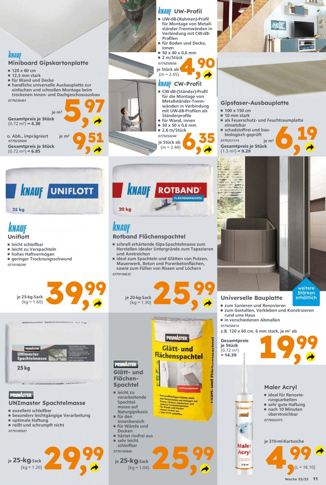 Globus Baumarkt Prospekte  - 14.08.2023 - 19.08.2023. Seite 11