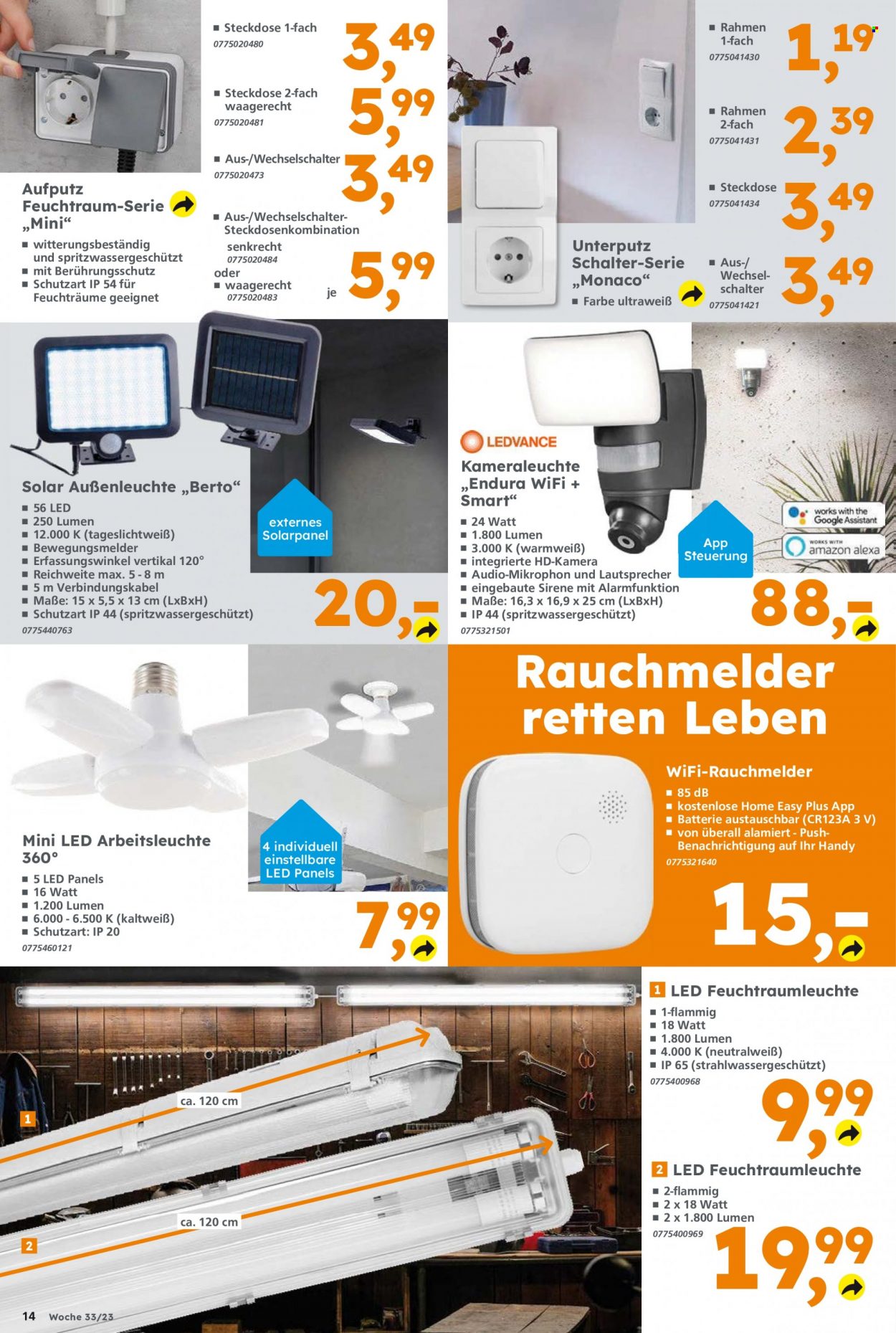 Globus Baumarkt Prospekte  - 14.08.2023 - 19.08.2023. Seite 14