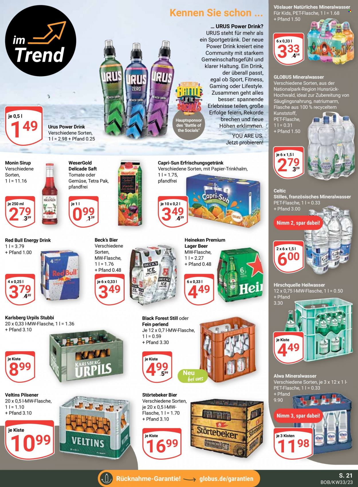 Globus Prospekte  - 14.08.2023 - 19.08.2023. Seite 21