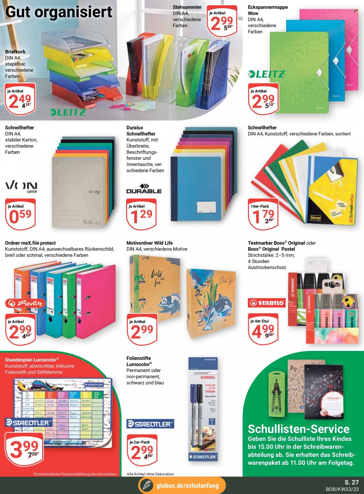 Globus Prospekte  - 14.08.2023 - 19.08.2023. Seite 27