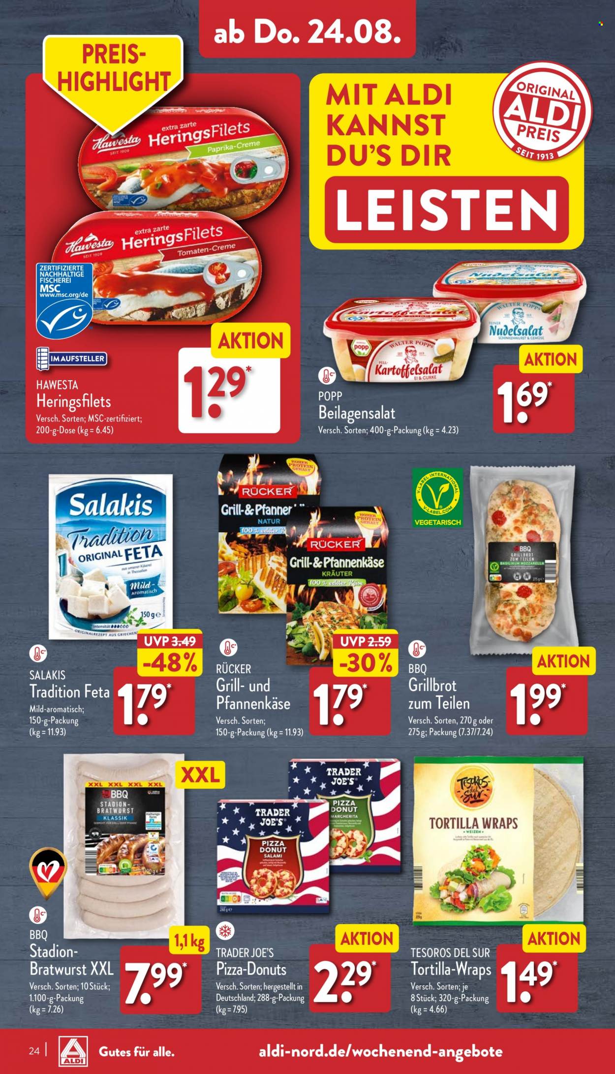 ALDI Nord Prospekte  - 21.08.2023 - 26.08.2023. Seite 24