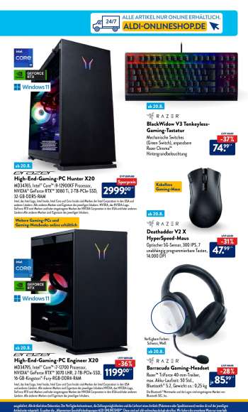 thumbnail - Deathadder V2 X HyperSpeed-Maus Optischer 5G-Sensor, 300 IPS, 7 unabhängig programmierbare Tasten, 14.000 DPI