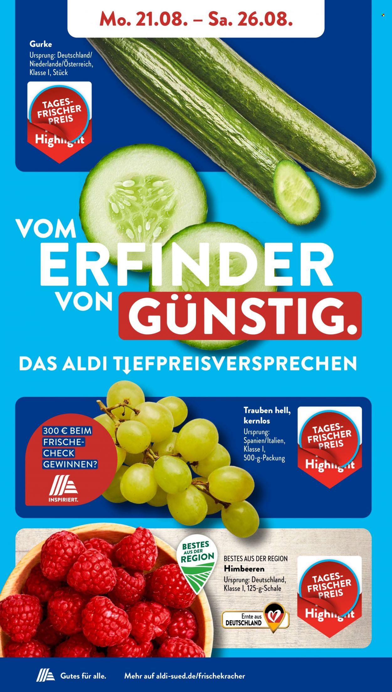 ALDI SÜD Prospekte  - 21.08.2023 - 26.08.2023. Seite 4