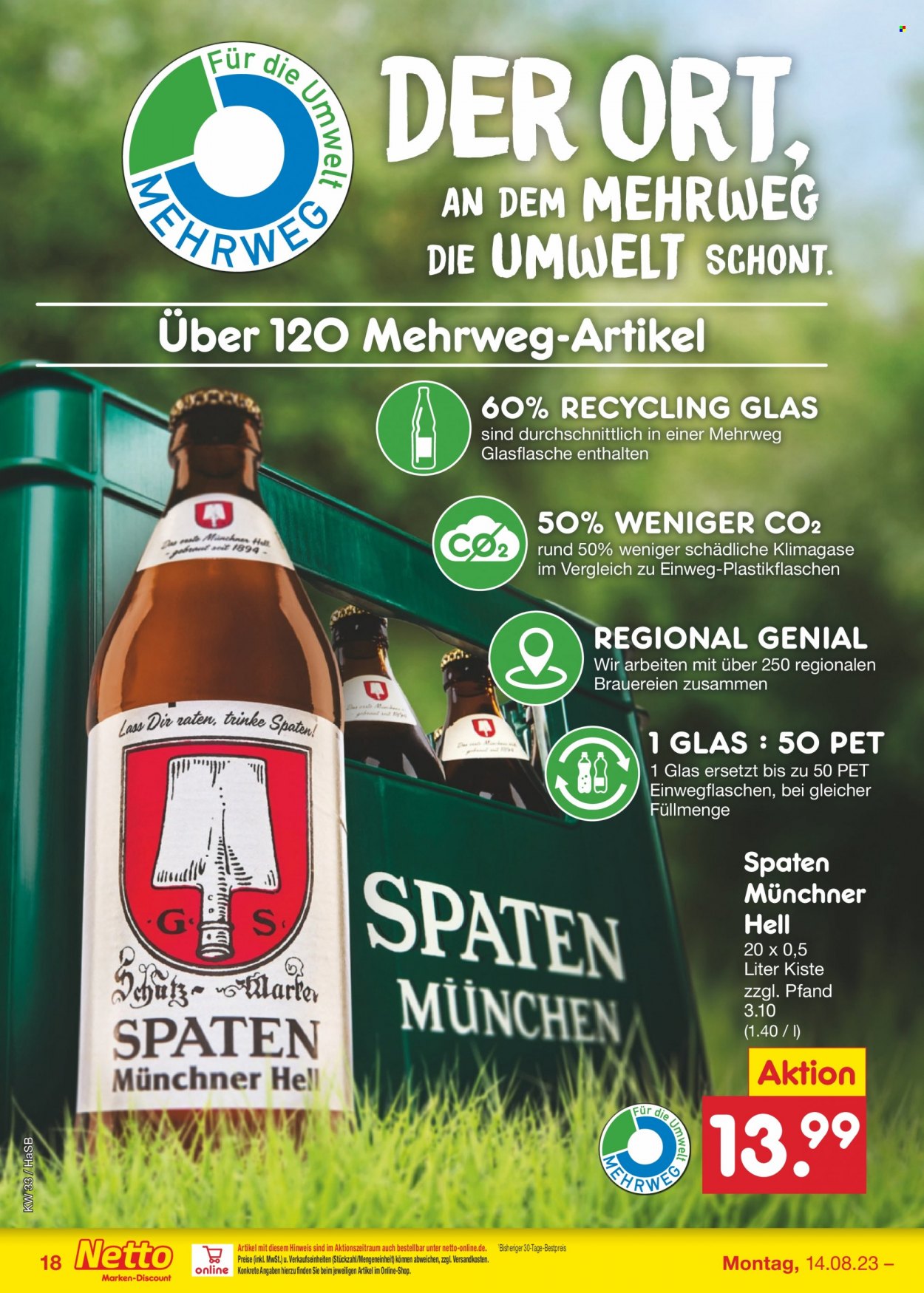 Netto Marken-Discount Prospekte  - 14.08.2023 - 19.08.2023. Seite 20