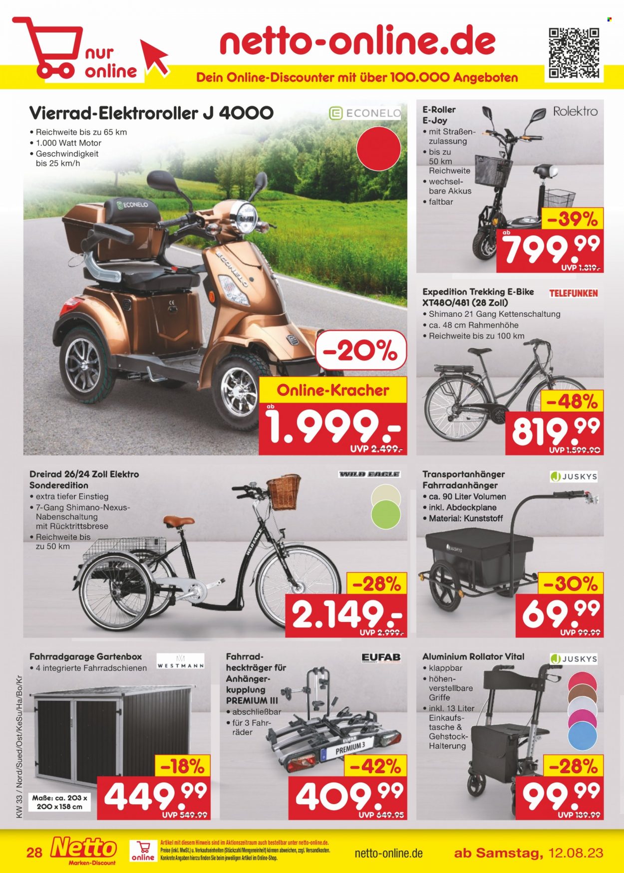 Netto Marken-Discount Prospekte  - 14.08.2023 - 19.08.2023. Seite 32