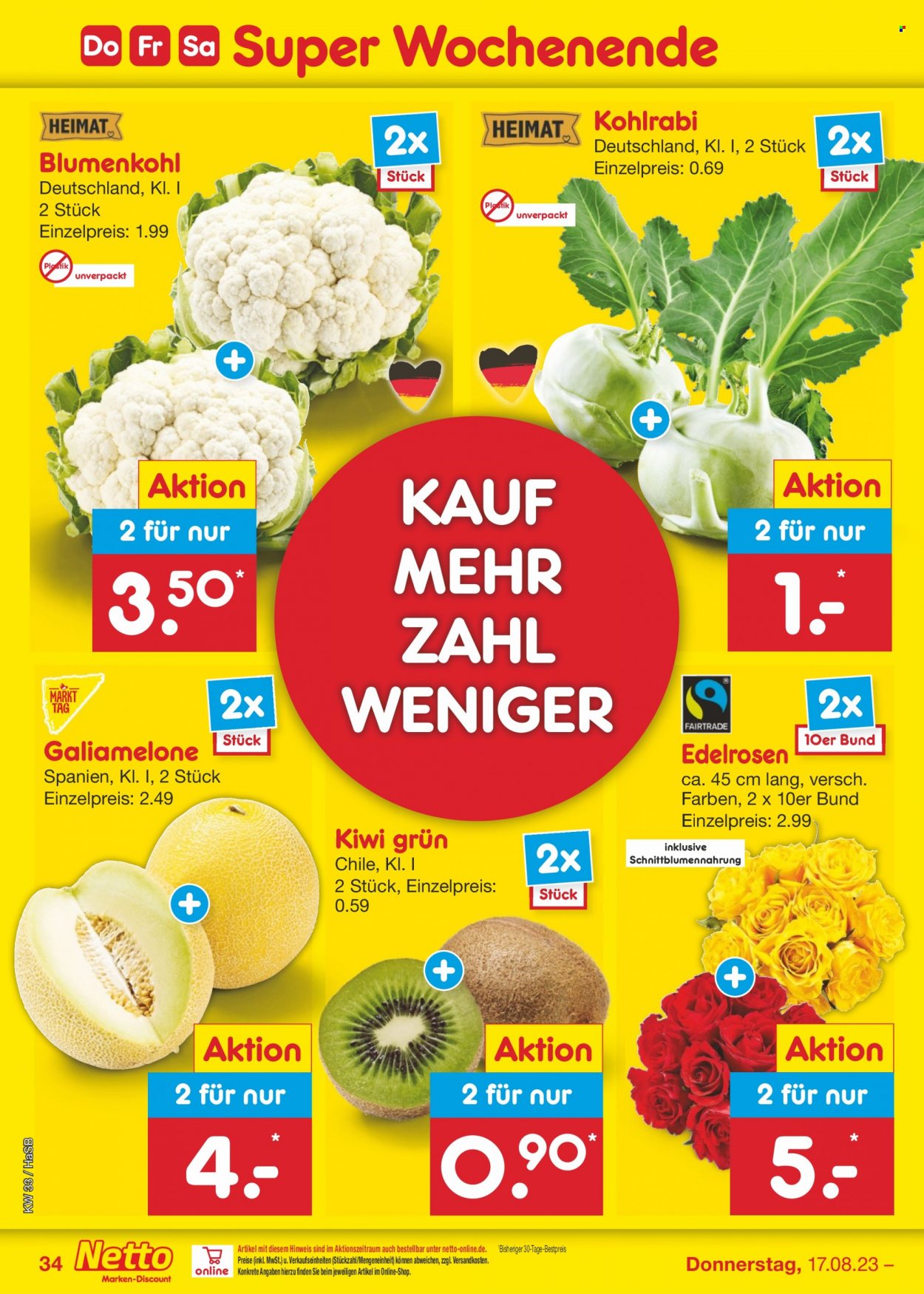Netto Marken-Discount Prospekte  - 14.08.2023 - 19.08.2023. Seite 38