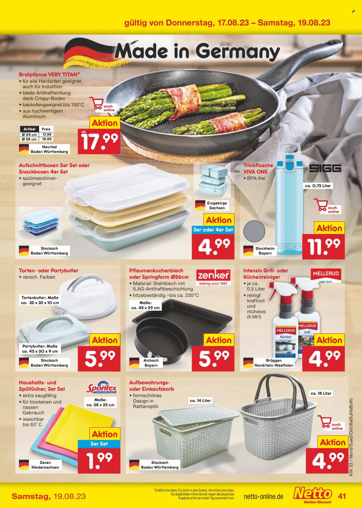 Netto Marken-Discount Prospekte  - 14.08.2023 - 19.08.2023. Seite 45