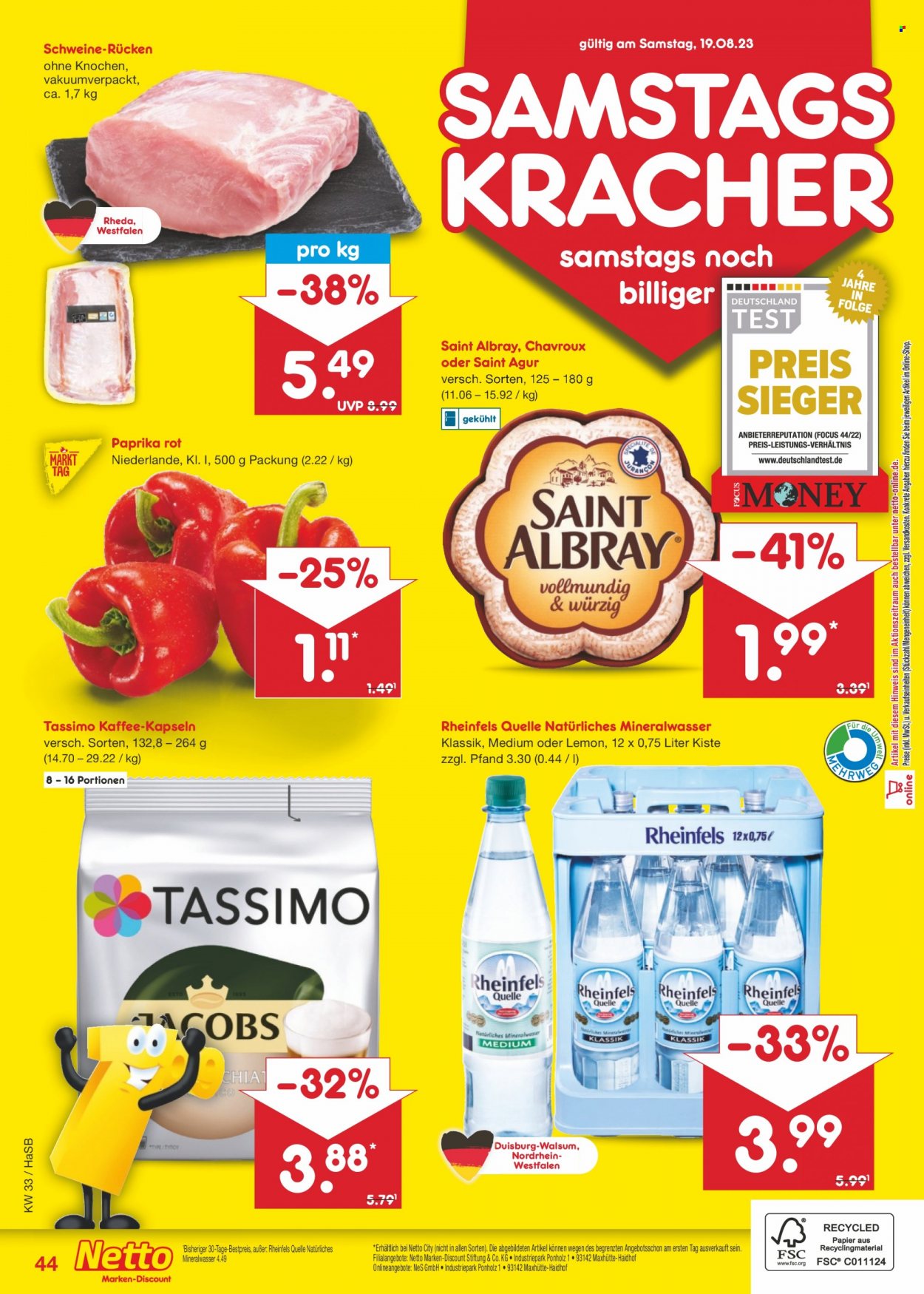 Netto Marken-Discount Prospekte  - 14.08.2023 - 19.08.2023. Seite 48