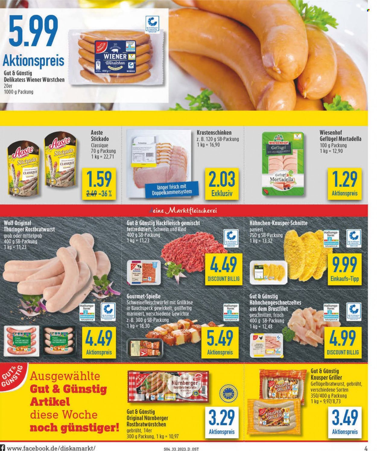 Diska Prospekte  - 14.08.2023 - 19.08.2023. Seite 4