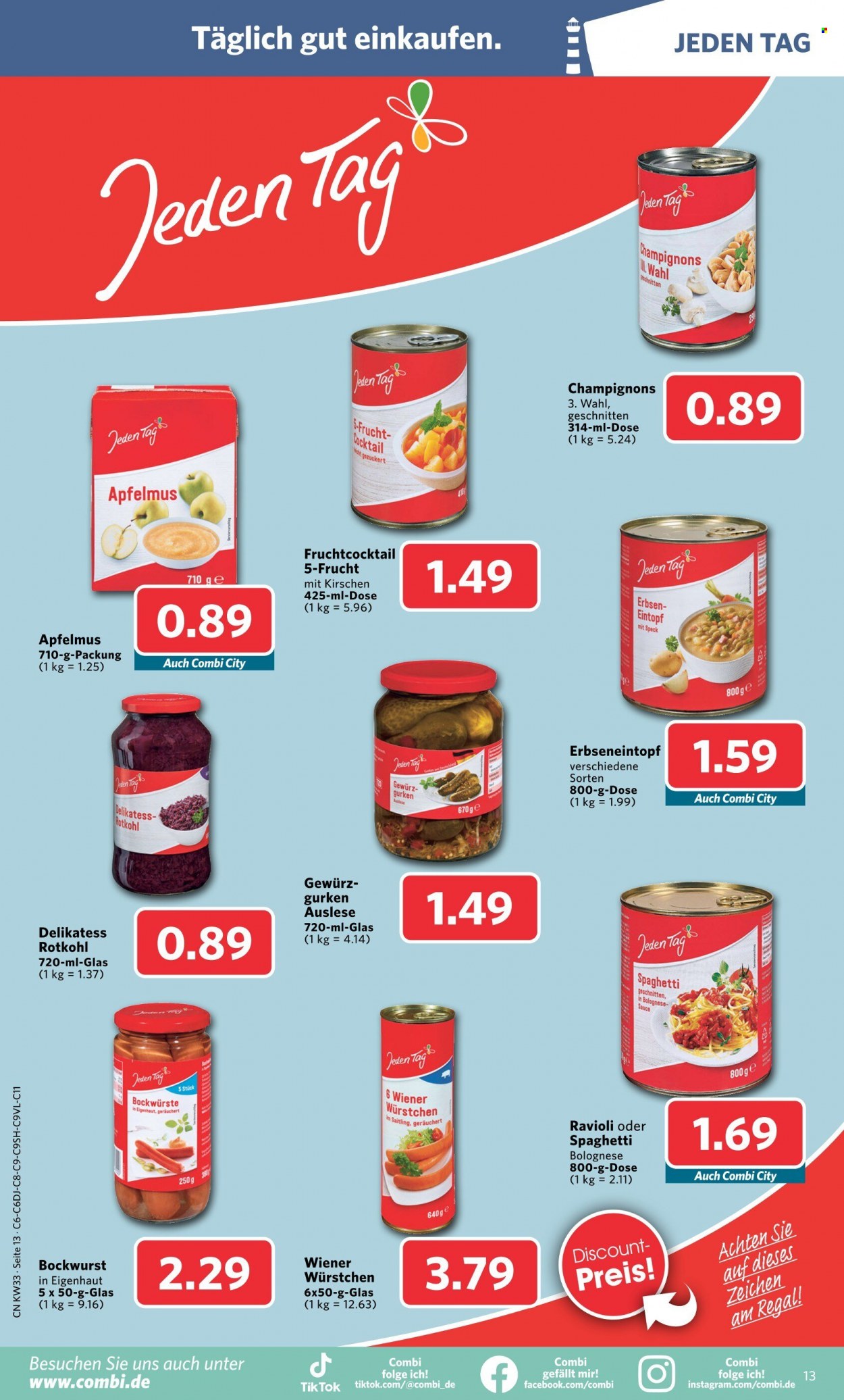 Combi Prospekte  - 14.08.2023 - 19.08.2023. Seite 13