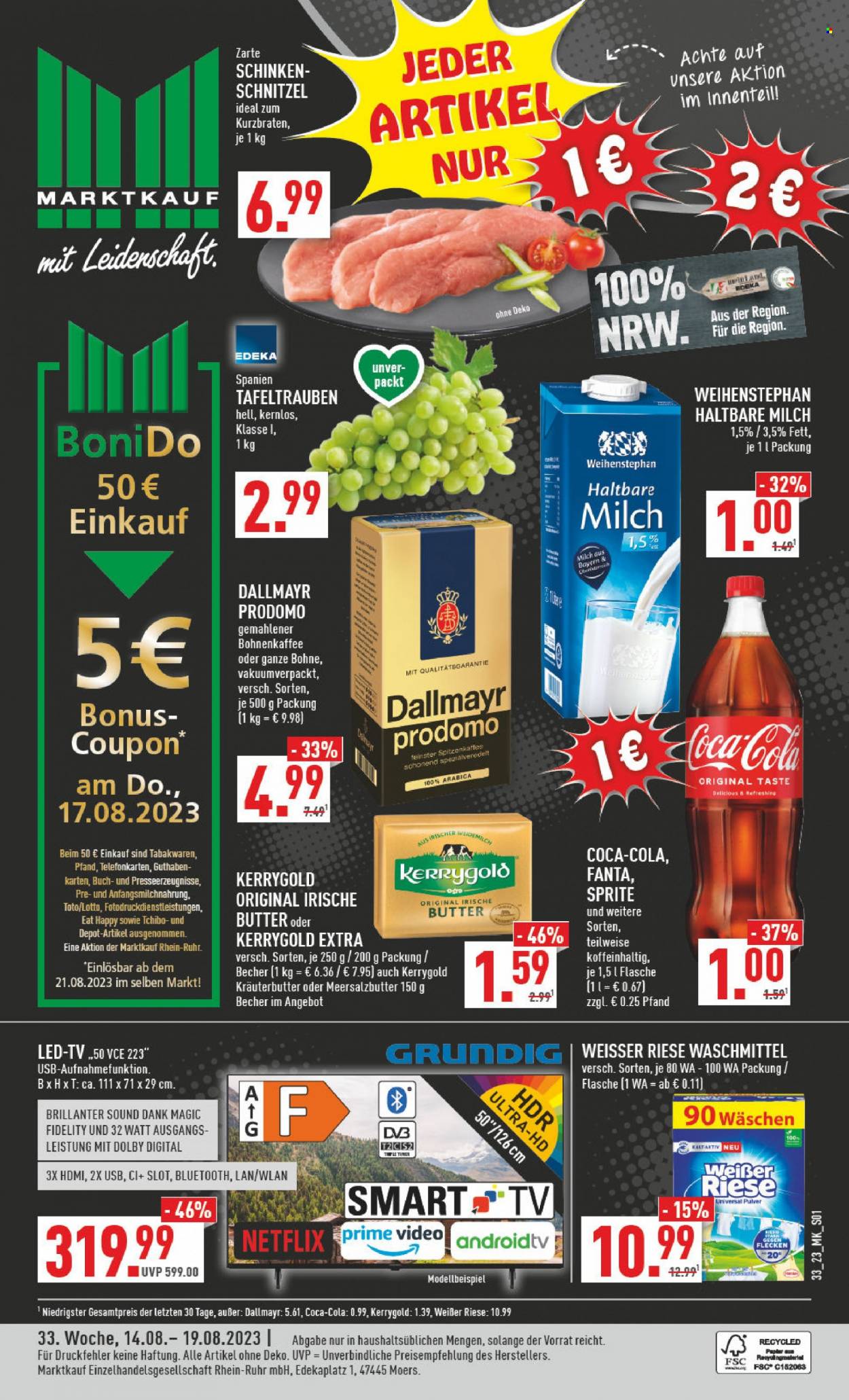 Marktkauf Prospekte  - 14.08.2023 - 19.08.2023. Seite 1