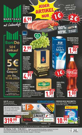Prospekte Marktkauf - 14.08.2023 - 19.08.2023.