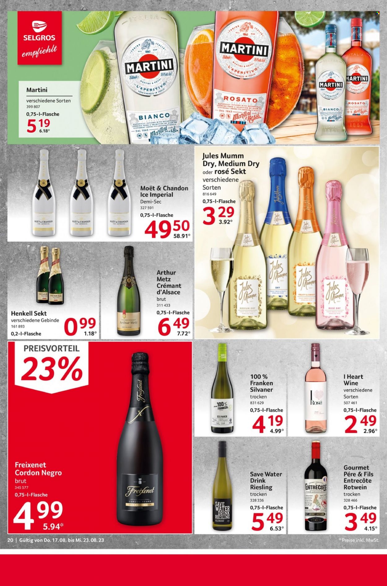 Selgros Prospekte  - 17.08.2023 - 23.08.2023. Seite 20