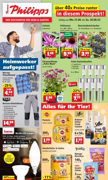 Prospekte Thomas Philipps - 21.08.2023 - 26.08.2023.