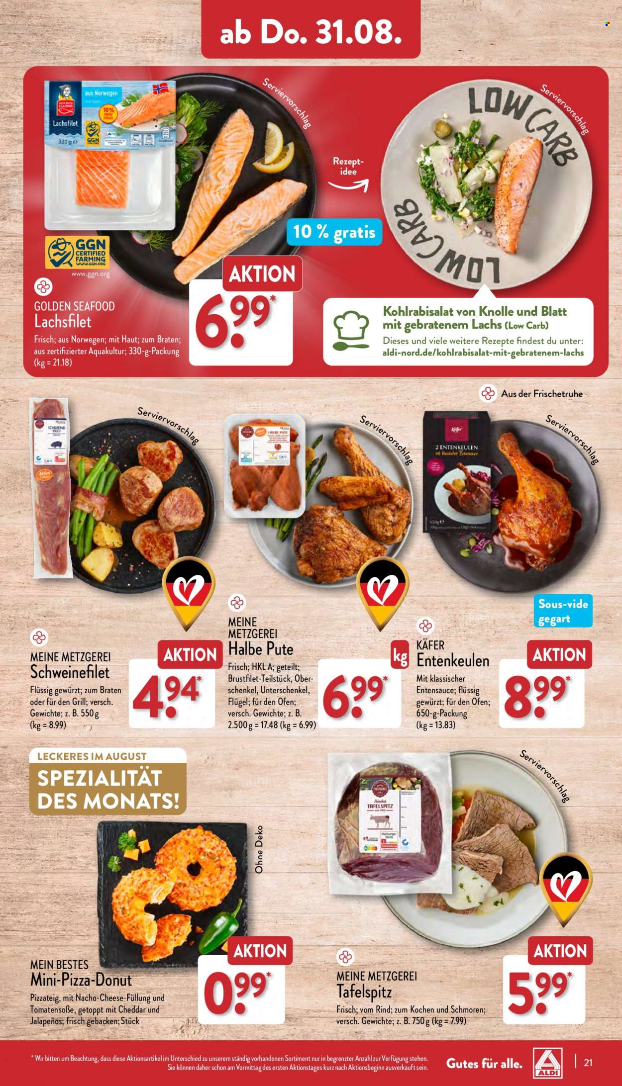ALDI Nord Prospekte  - 28.08.2023 - 2.09.2023. Seite 21