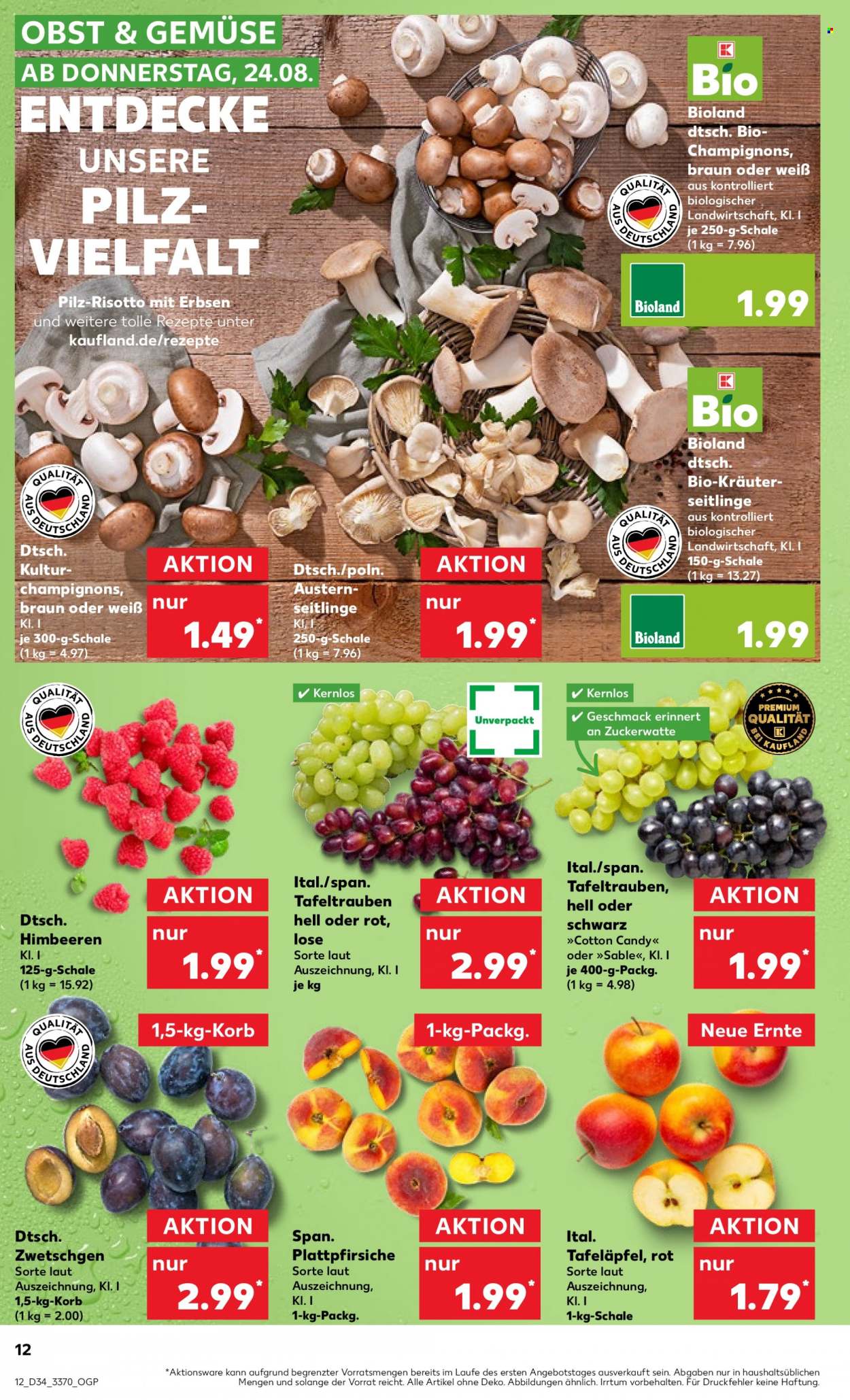 Kaufland Prospekte  - 24.08.2023 - 30.08.2023. Seite 12