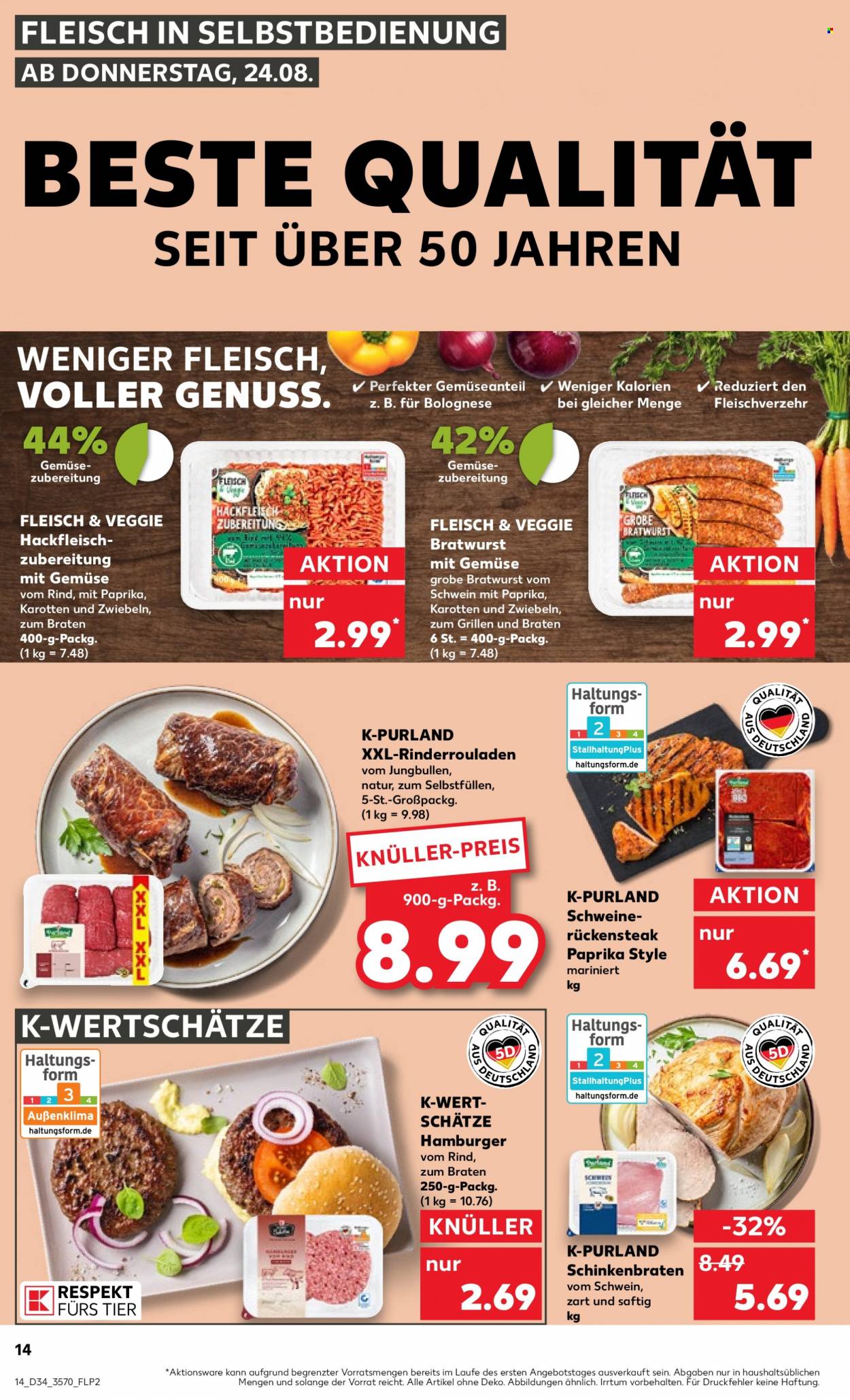 Kaufland Prospekte  - 24.08.2023 - 30.08.2023. Seite 14