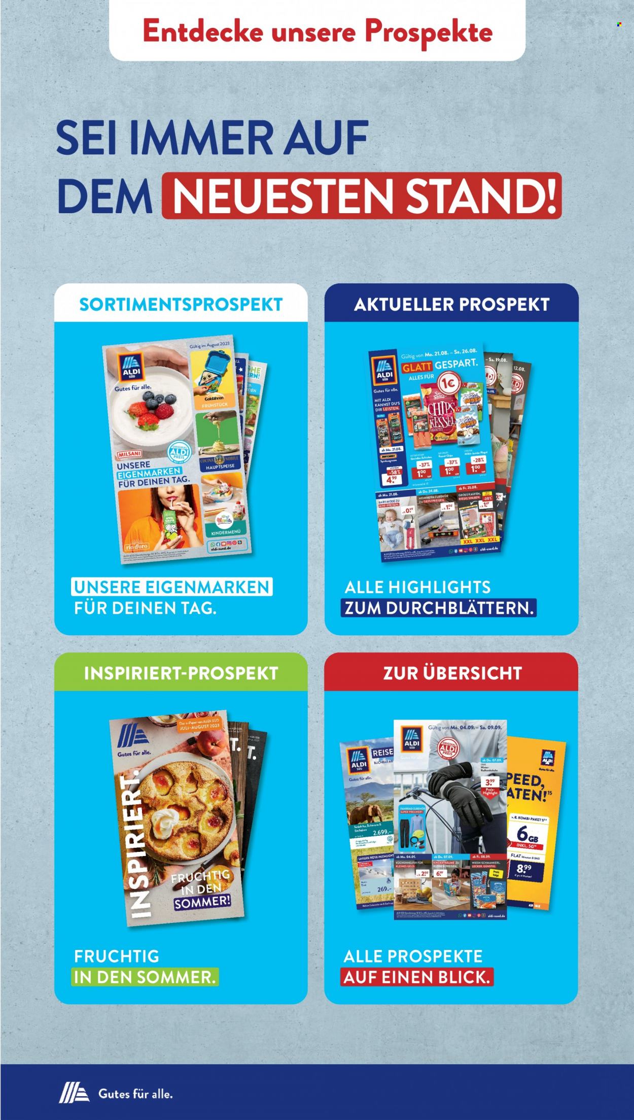 ALDI SÜD Prospekte  - 28.08.2023 - 2.09.2023. Seite 40