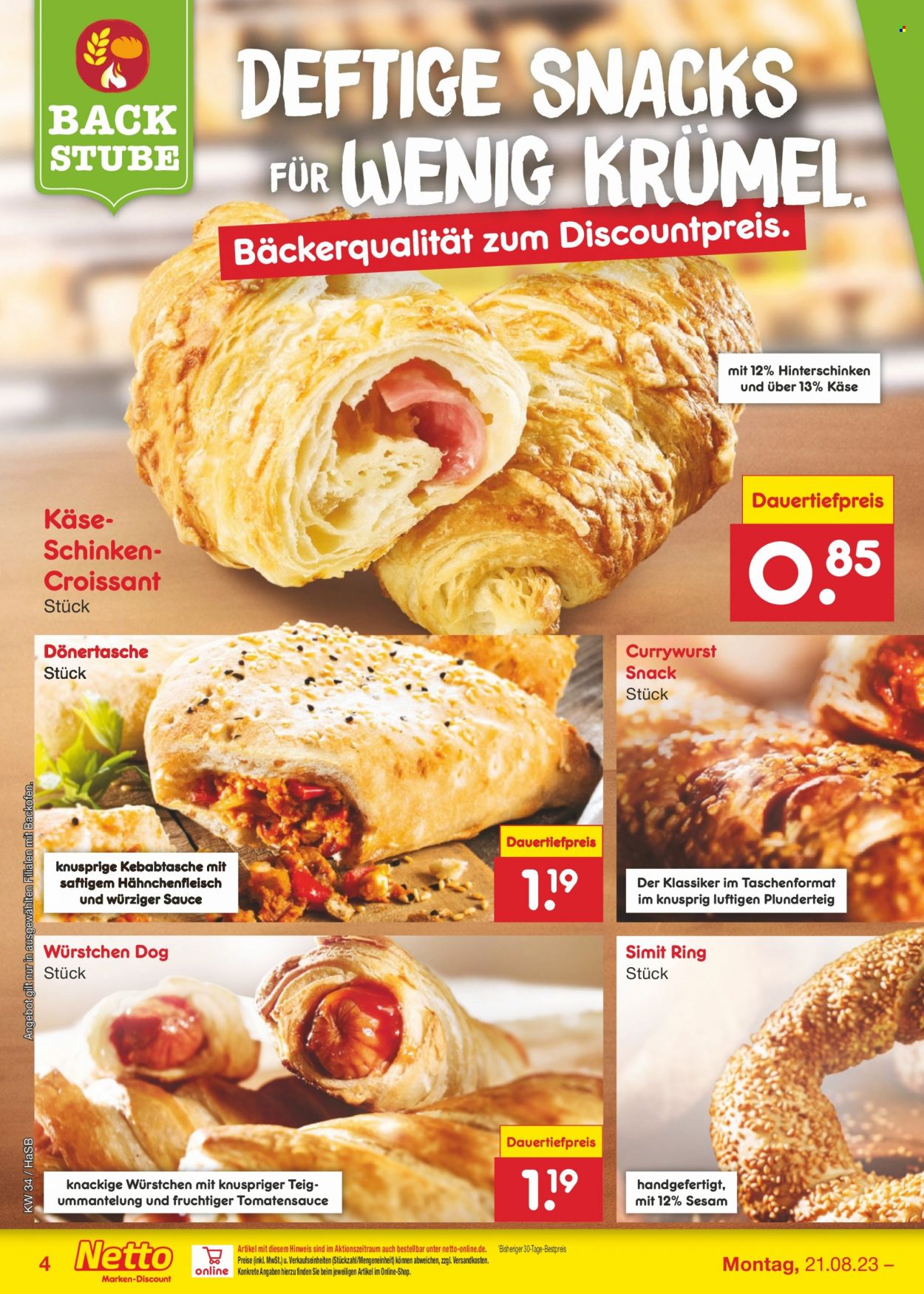 Netto Marken-Discount Prospekte  - 21.08.2023 - 26.08.2023. Seite 4