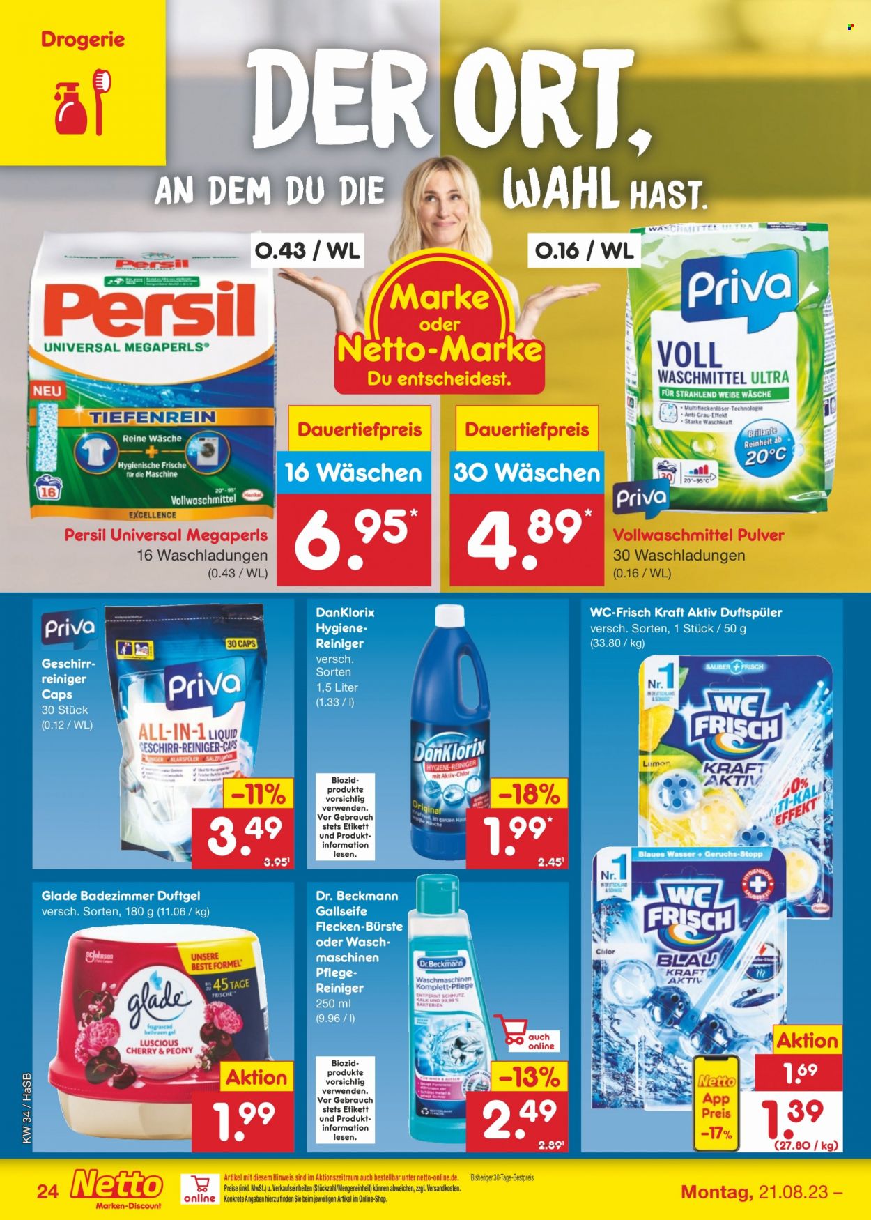 Netto Marken-Discount Prospekte  - 21.08.2023 - 26.08.2023. Seite 26