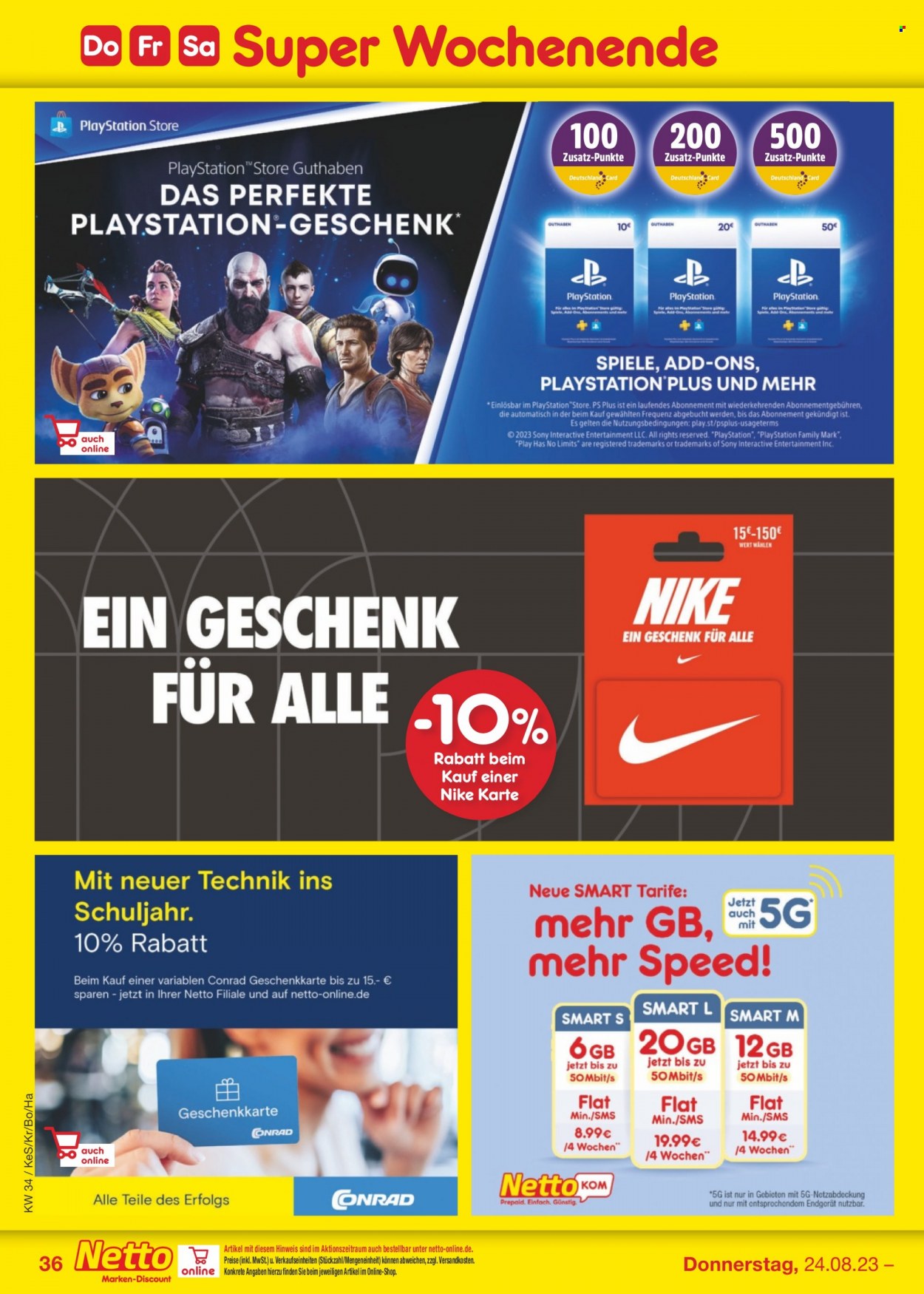 Netto Marken-Discount Prospekte  - 21.08.2023 - 26.08.2023. Seite 38