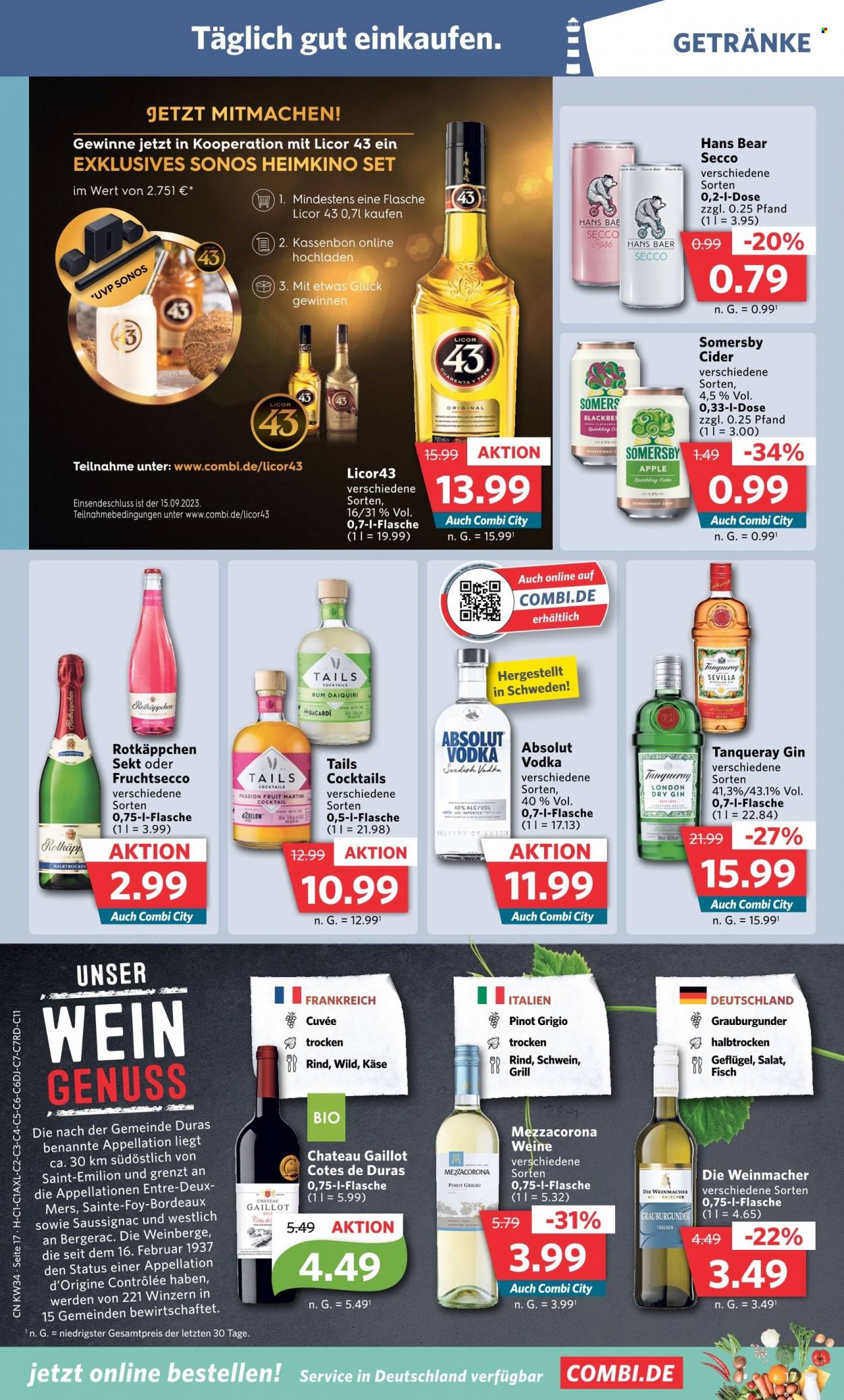 Combi Prospekte  - 21.08.2023 - 26.08.2023. Seite 17
