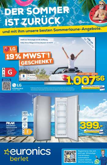 Prospekte Euronics - 19.08.2023 - 25.08.2023.