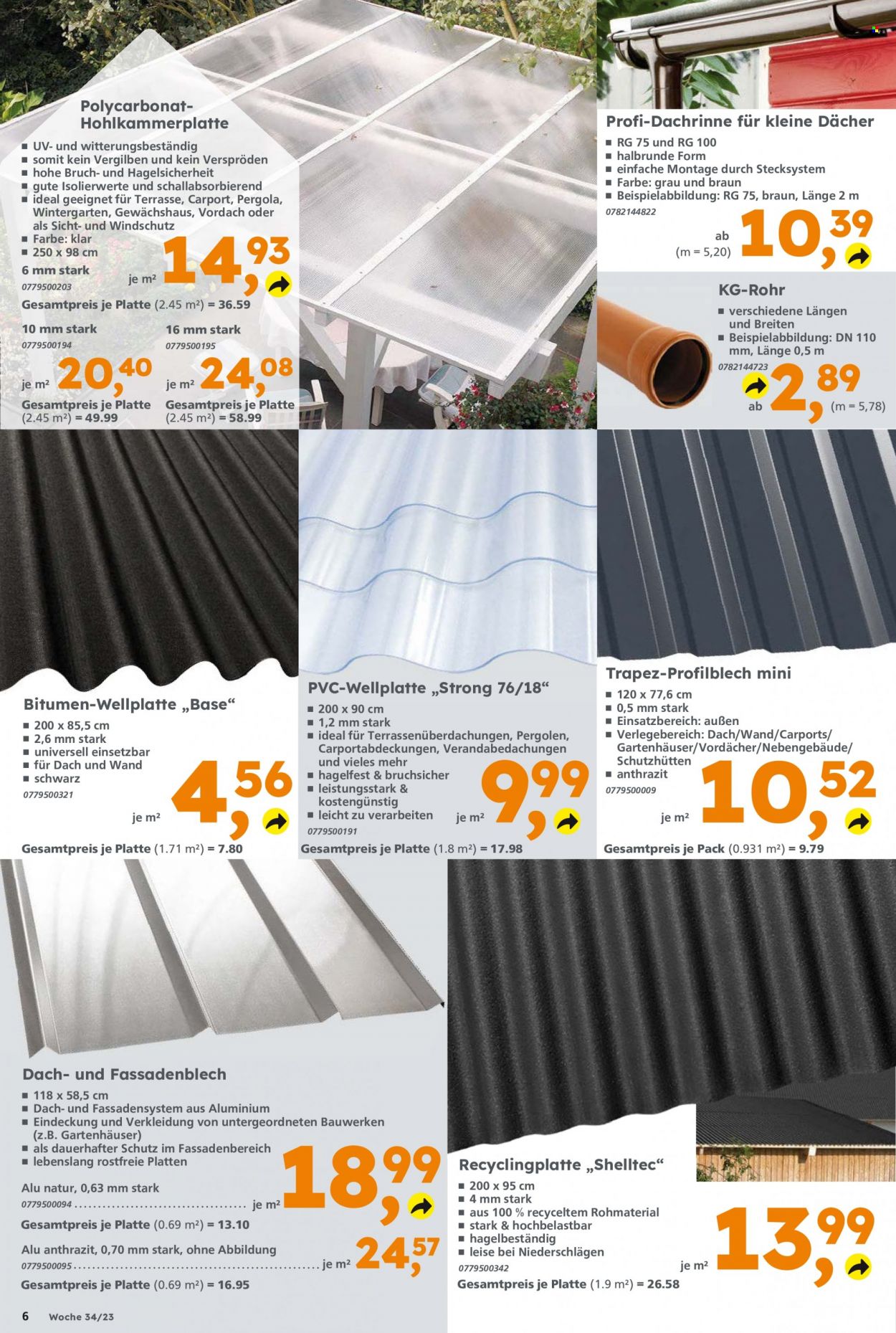 Globus Baumarkt Prospekte  - 21.08.2023 - 26.08.2023. Seite 6