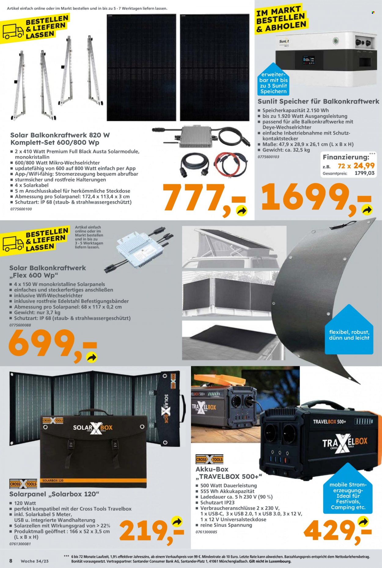 Globus Baumarkt Prospekte  - 21.08.2023 - 26.08.2023. Seite 8