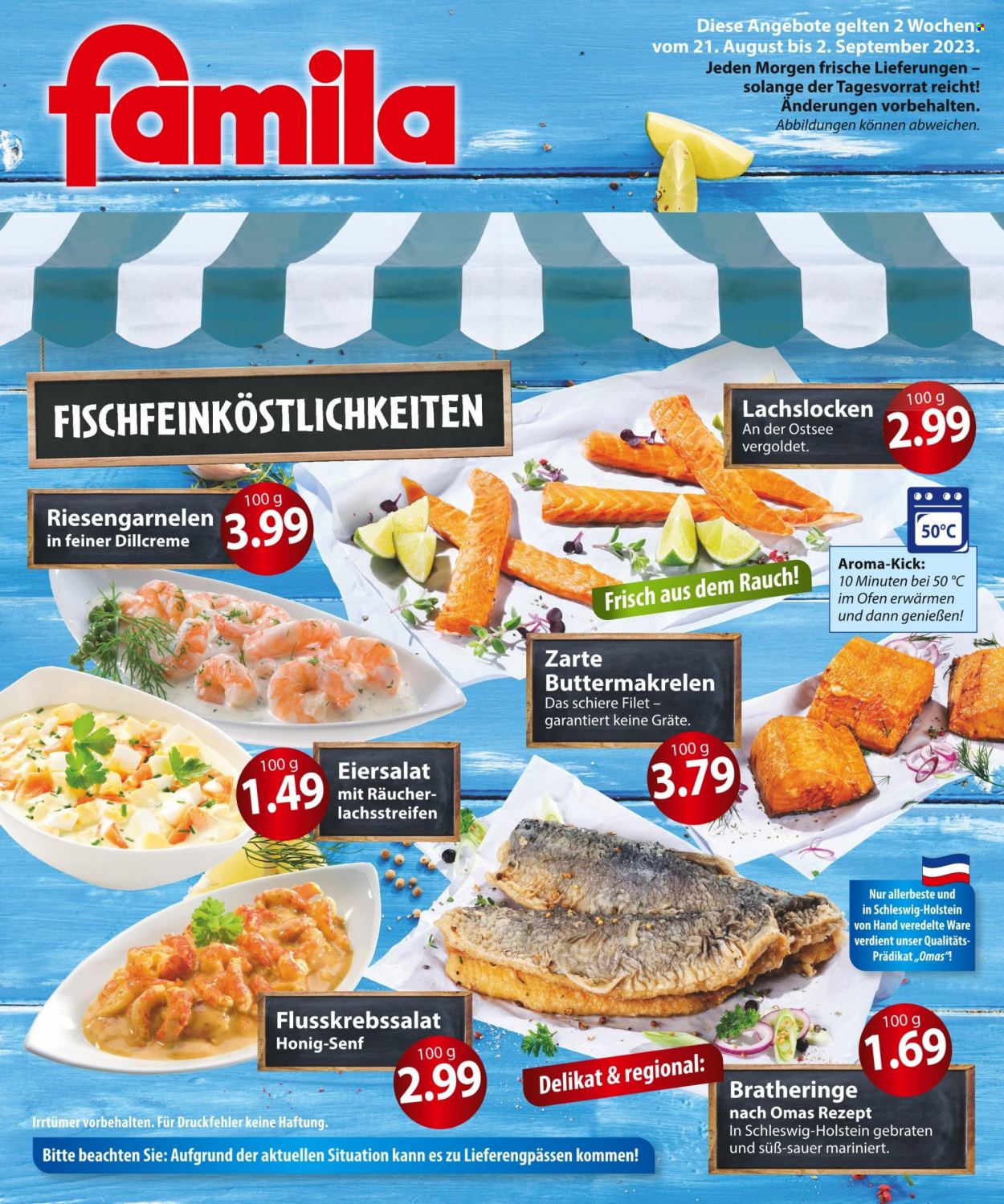famila Prospekte  - 21.08.2023 - 2.09.2023. Seite 2