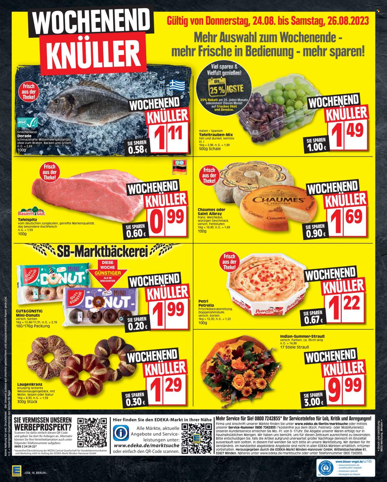 Edeka Prospekte  - 21.08.2023 - 26.08.2023. Seite 16