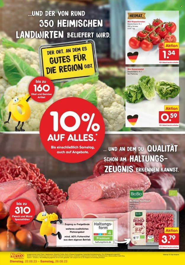 Netto Marken-Discount Prospekte  - 22.08.2023 - 26.08.2023. Seite 2