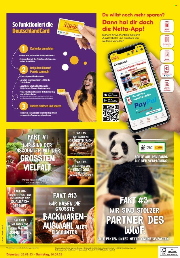 Netto Marken-Discount Prospekte  - 22.08.2023 - 26.08.2023. Seite 6