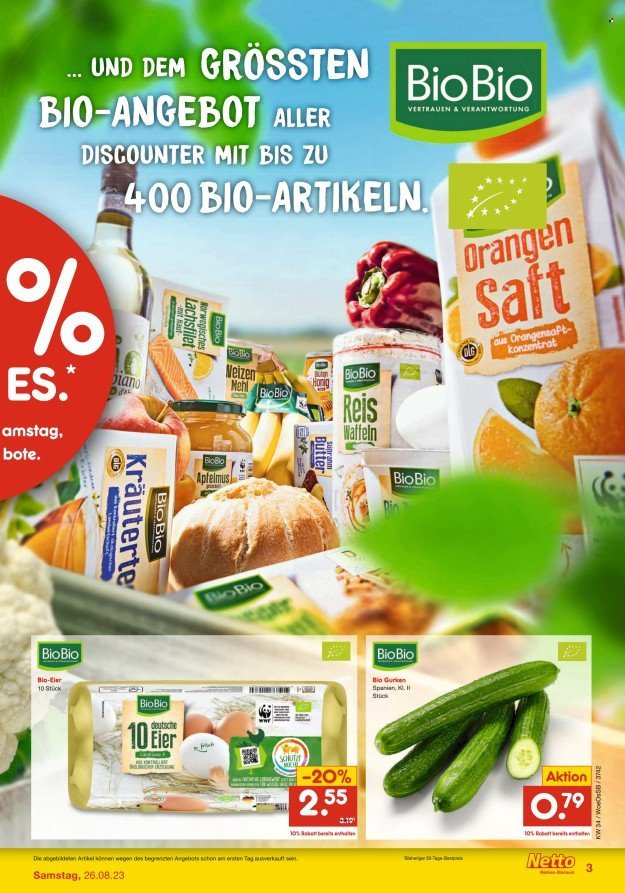 Netto Marken-Discount Prospekte  - 22.08.2023 - 26.08.2023. Seite 3