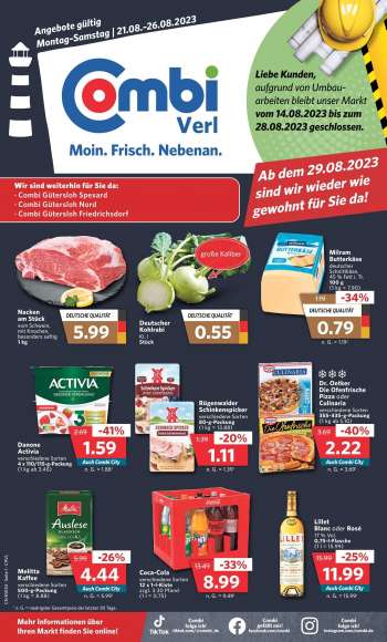 Prospekte Combi - 21.08.2023 - 26.08.2023.