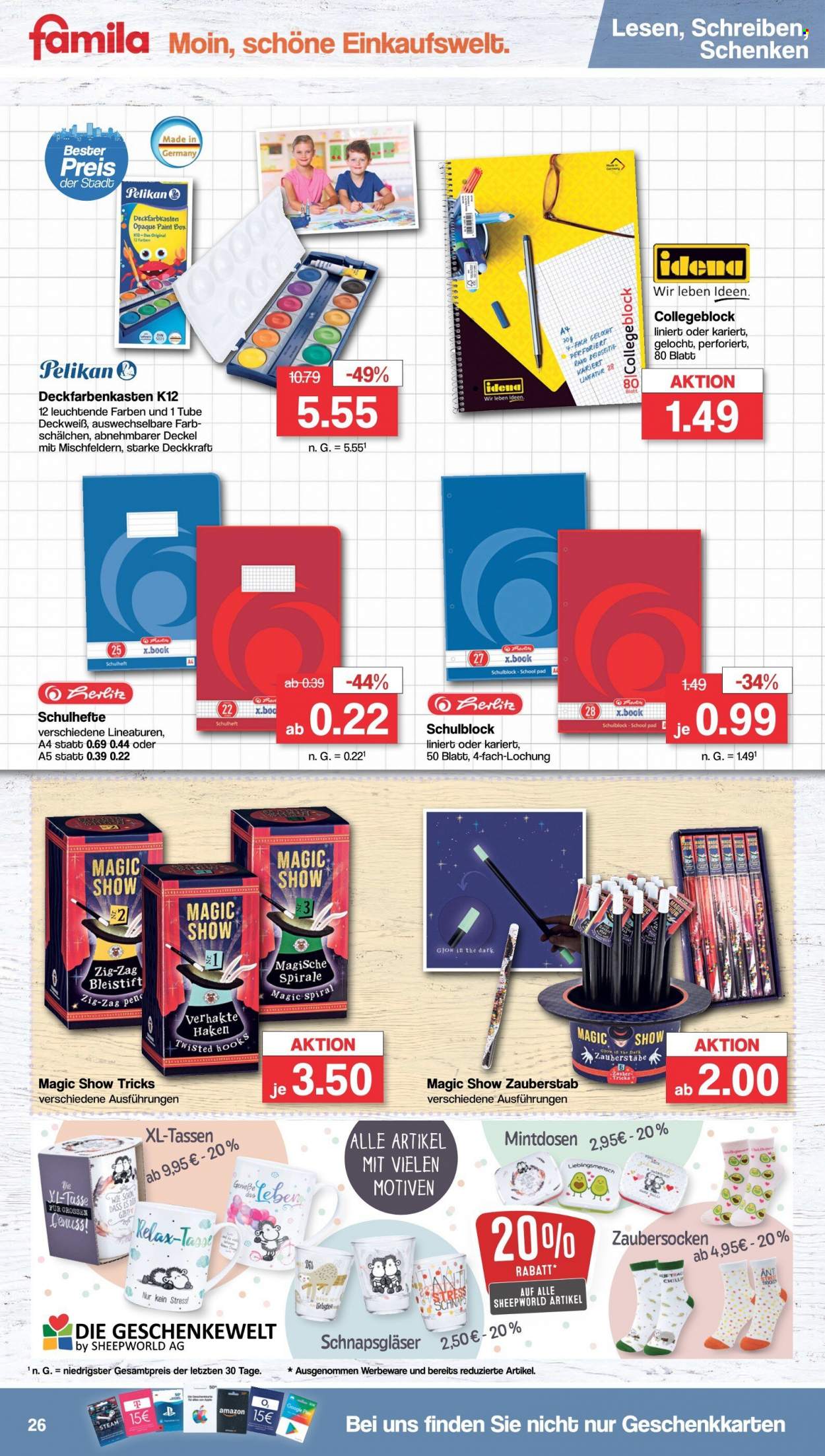 famila Prospekte  - 21.08.2023 - 26.08.2023. Seite 26