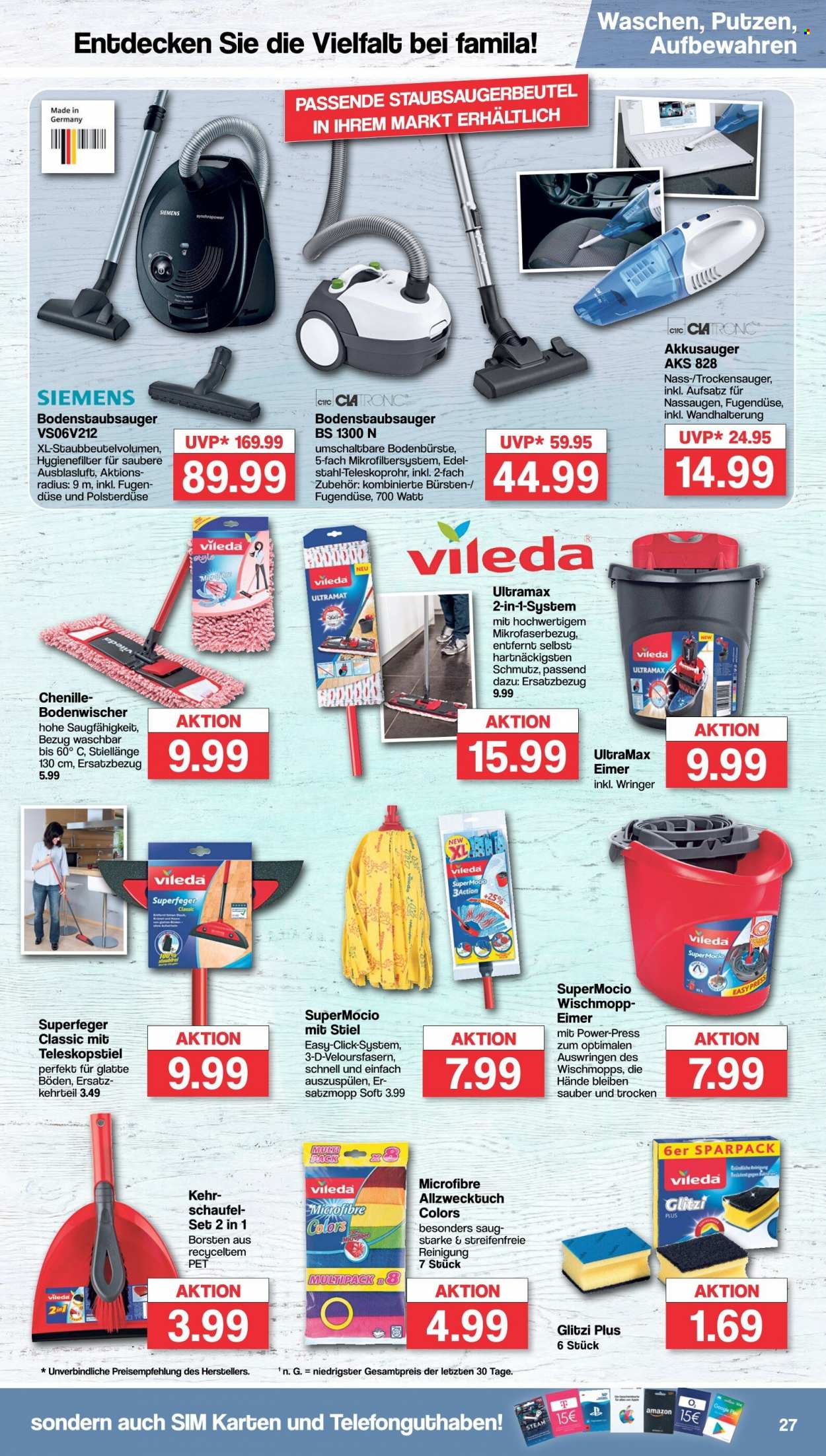 famila Prospekte  - 21.08.2023 - 26.08.2023. Seite 27