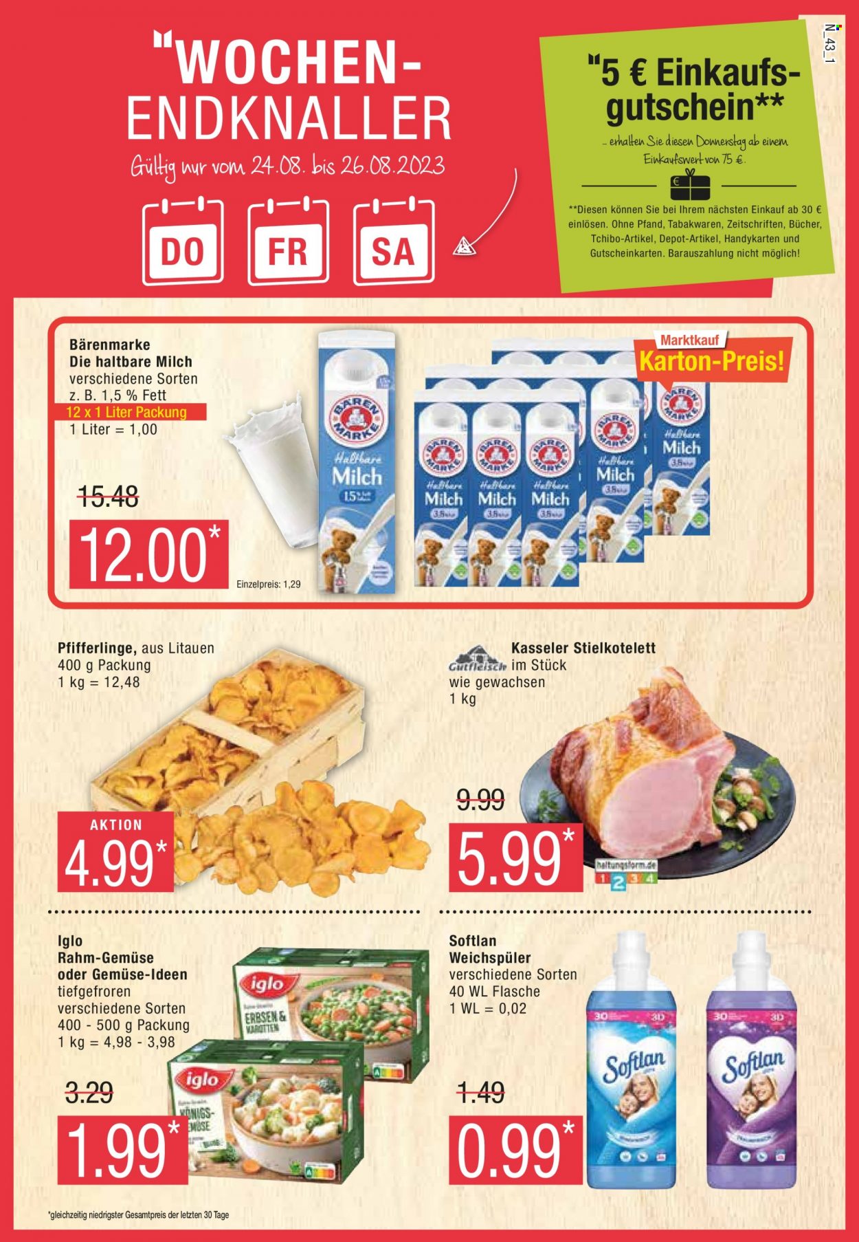 Marktkauf Prospekte  - 21.08.2023 - 26.08.2023. Seite 43