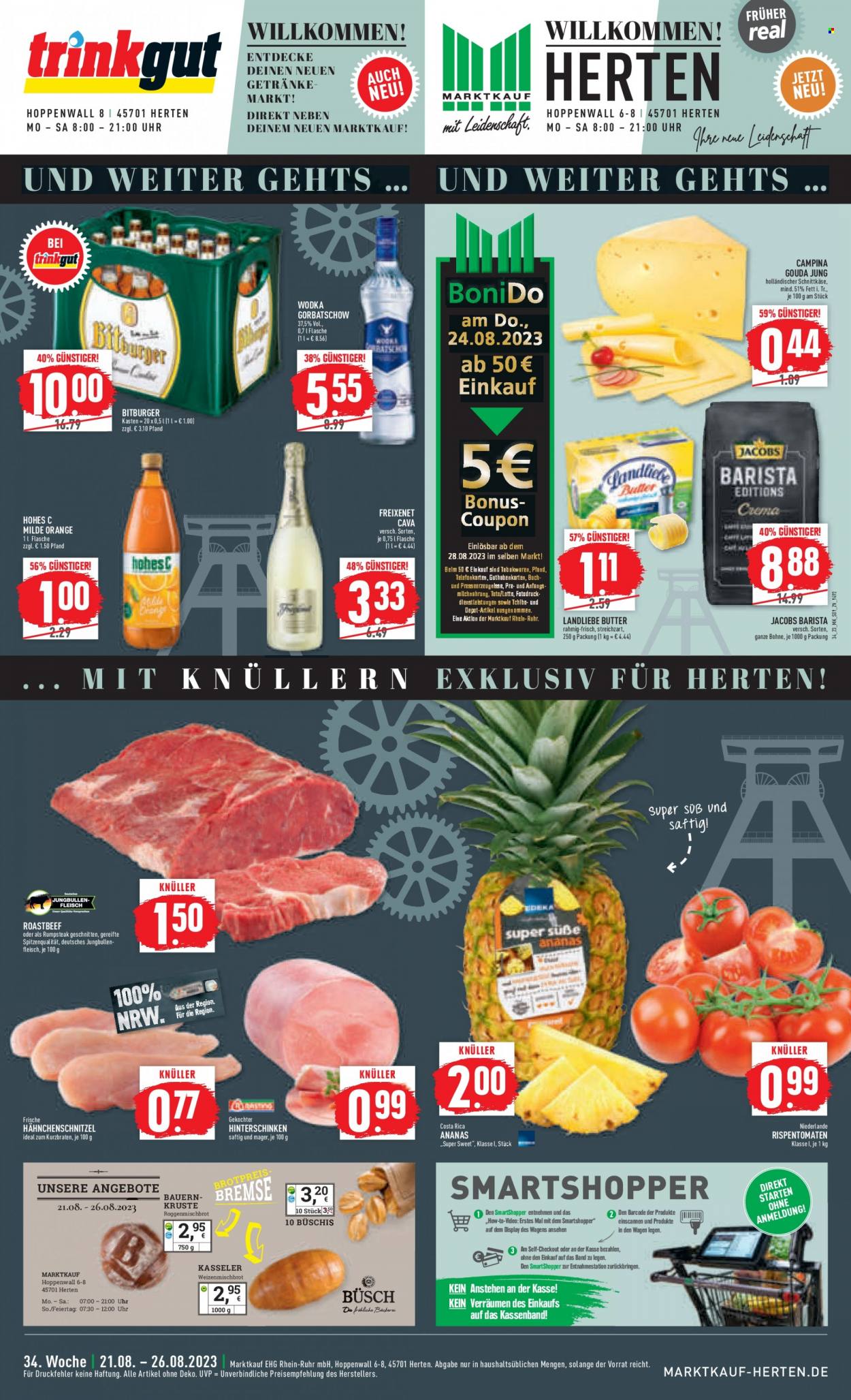 Marktkauf Prospekte  - 21.08.2023 - 26.08.2023. Seite 1