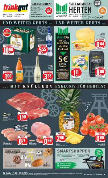 Prospekte Marktkauf - 21.08.2023 - 26.08.2023.