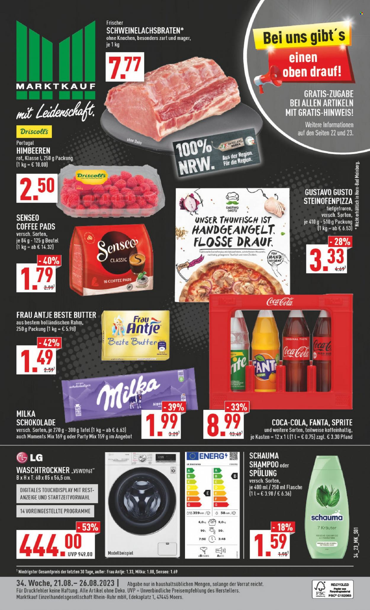Marktkauf Prospekte  - 21.08.2023 - 26.08.2023. Seite 1