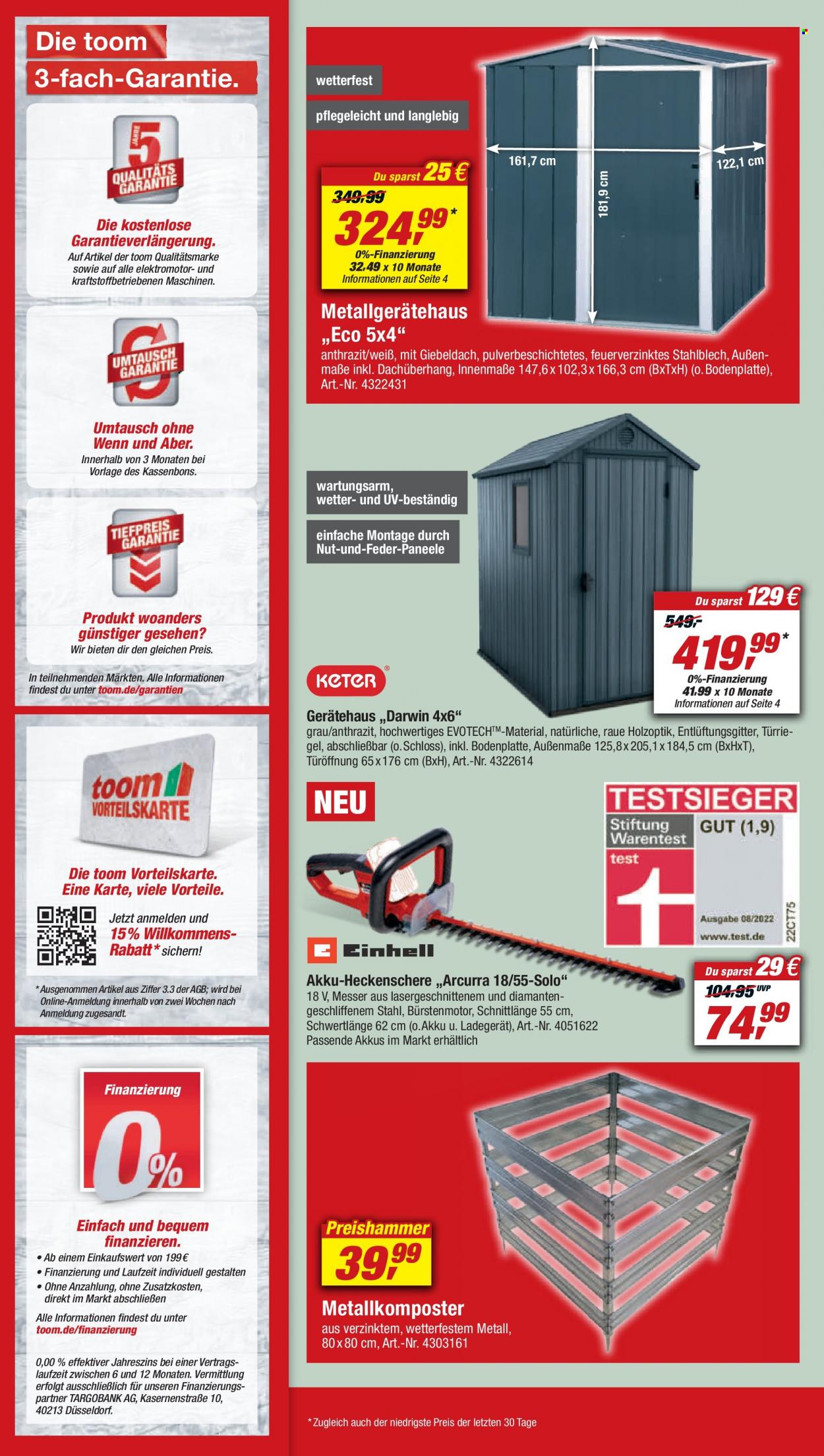 toom Baumarkt Prospekte  - 26.08.2023 - 1.09.2023. Seite 4